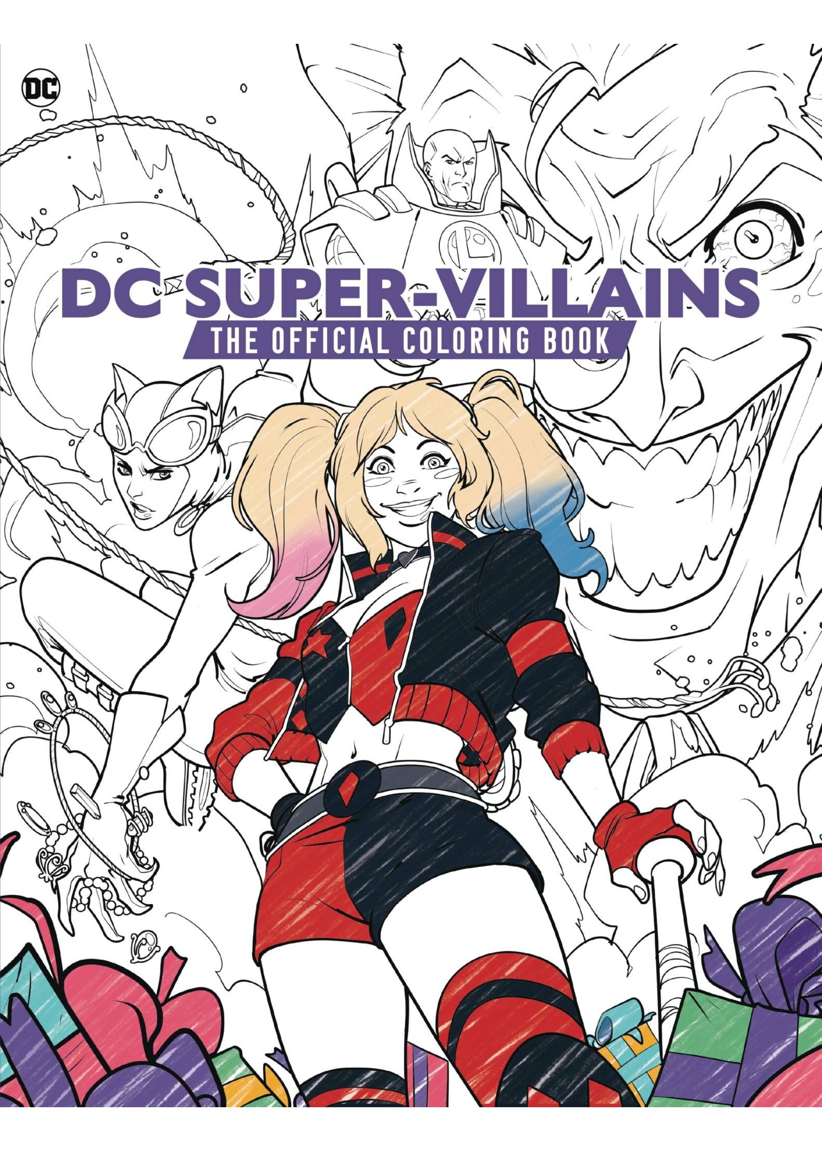 INSIGHT EDITIONS DC SUPER VILLAINS OFFICIAL COLORING BOOK