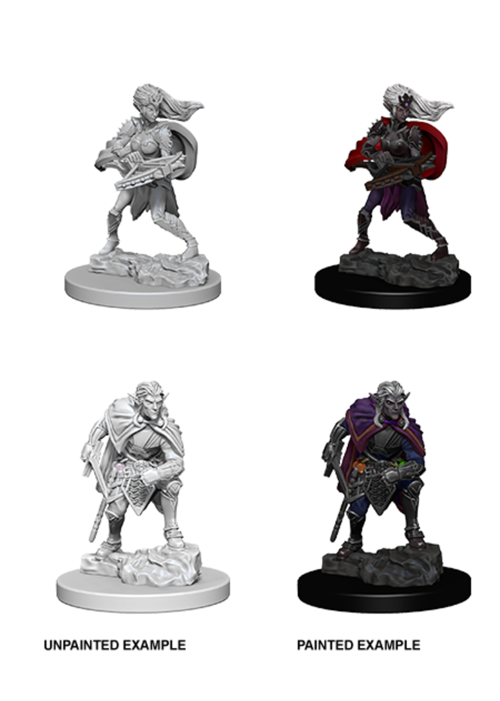 ABRAMS DND UNPAINTED MINIS WV4 DROW