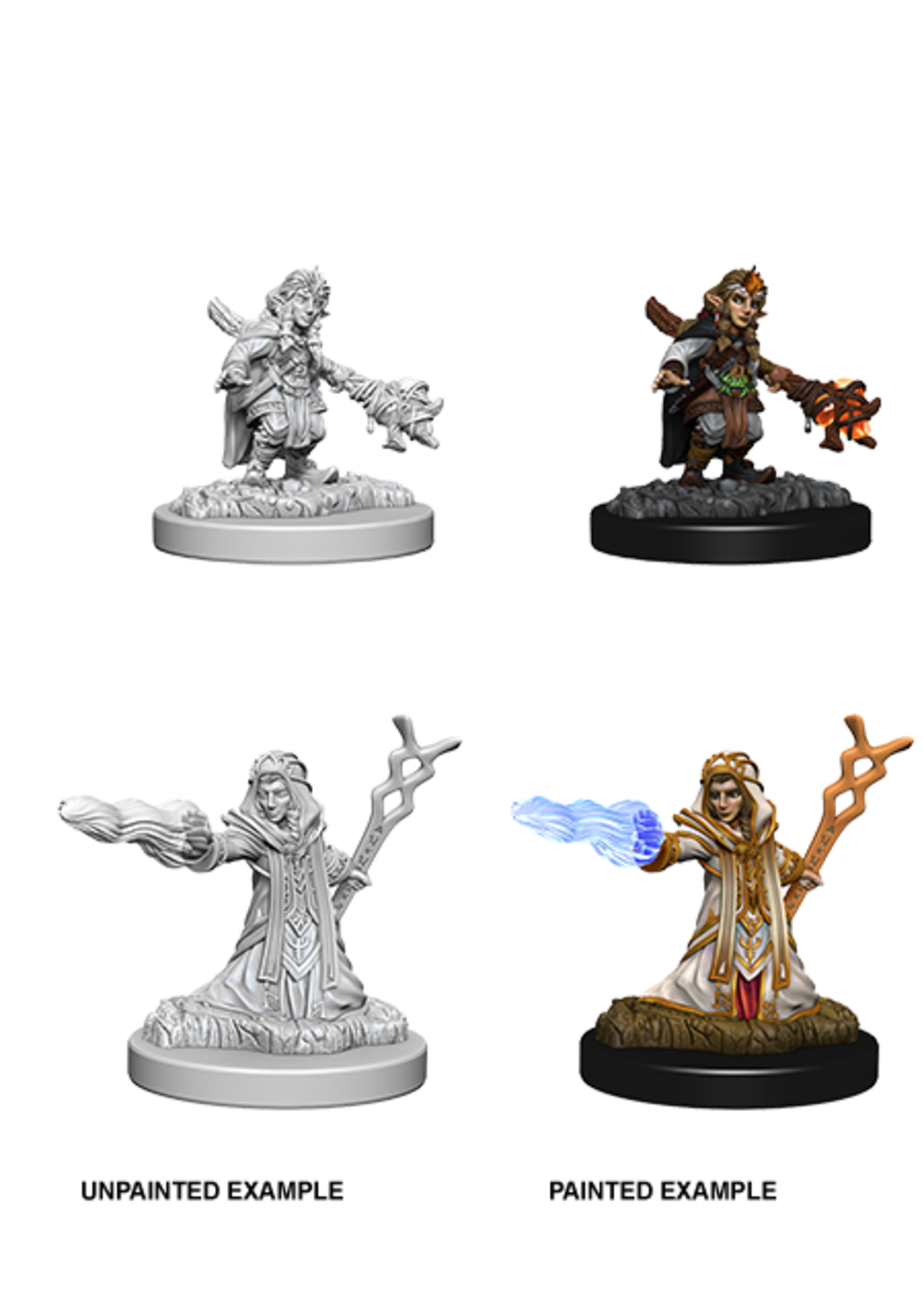 . DND UNPAINTED MINIS WV6 FEMALE GNOME WIZARD