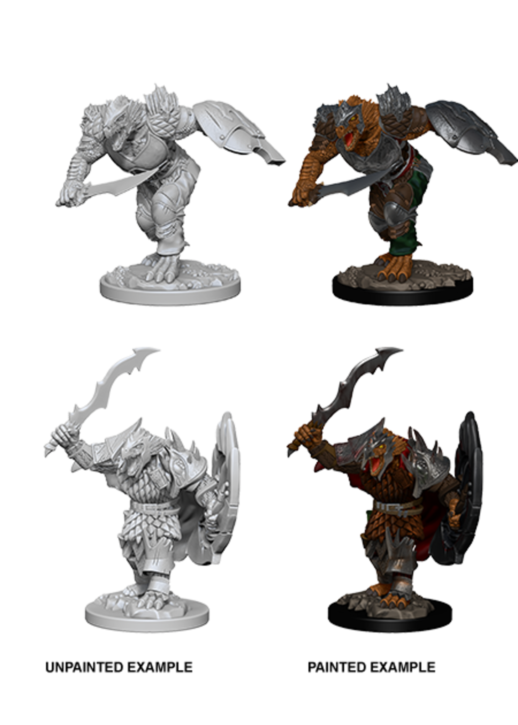 ABRAMS DND UNPAINTED MINIS WV4 DRAGONBORN MALE FIGHTER