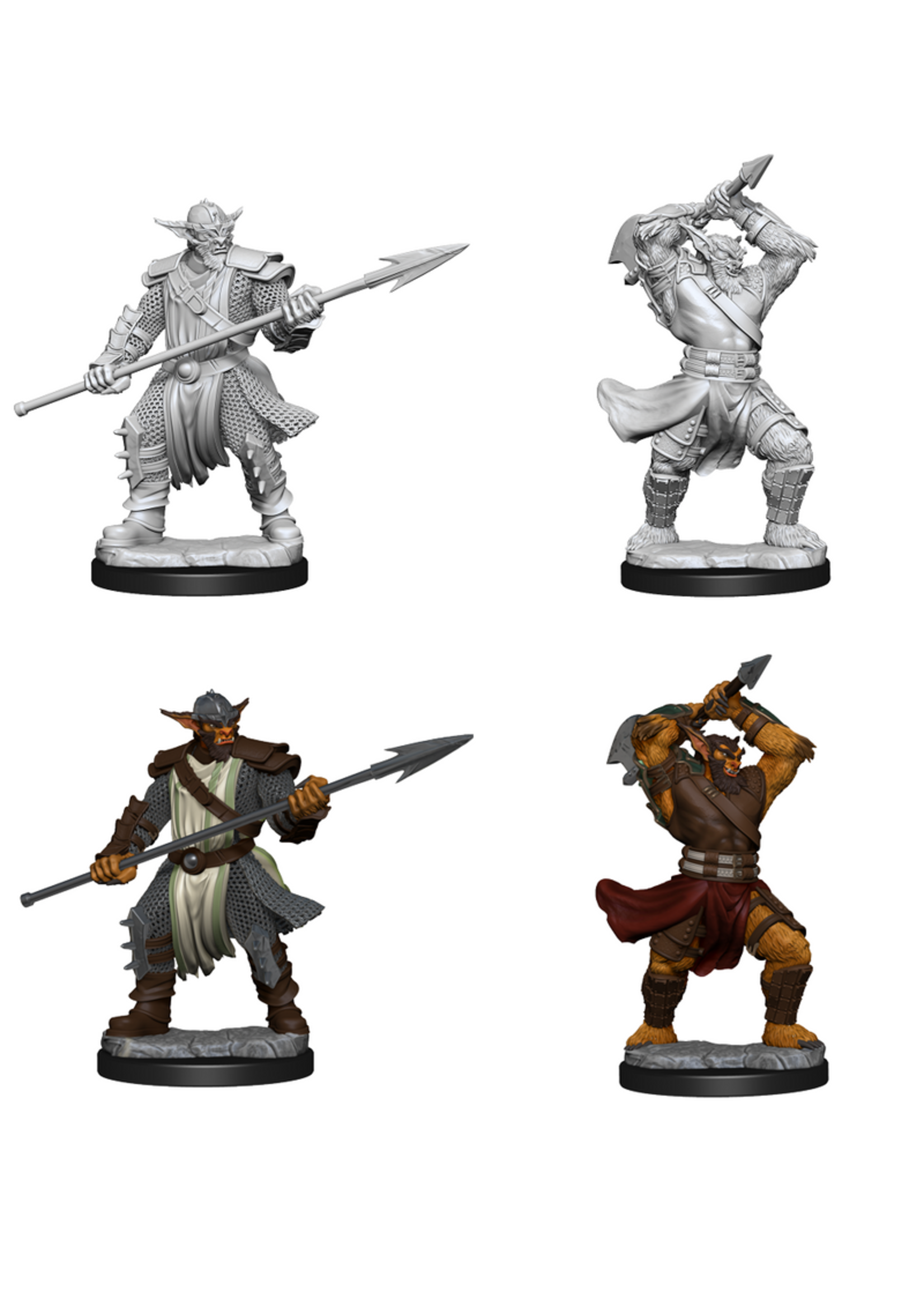 ABRAMS CR UNPAINTED MINIS WV1 BUGBEAR FIGHTER MALE