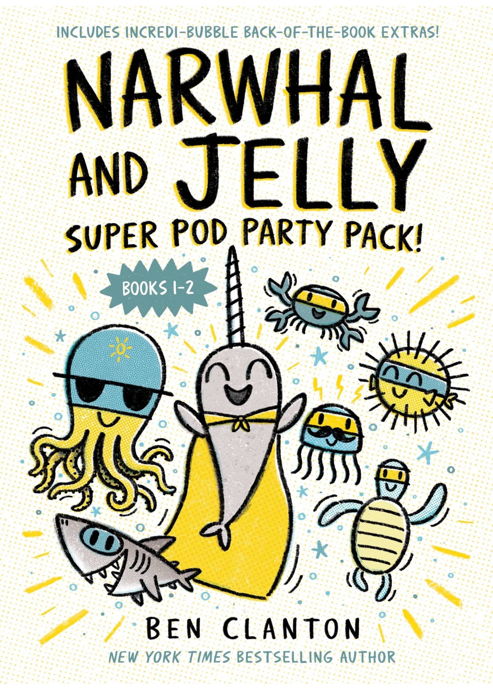 TUNDRA BOOKS NARWHAL & JELLY SUPER PODS PARTY PACK GN