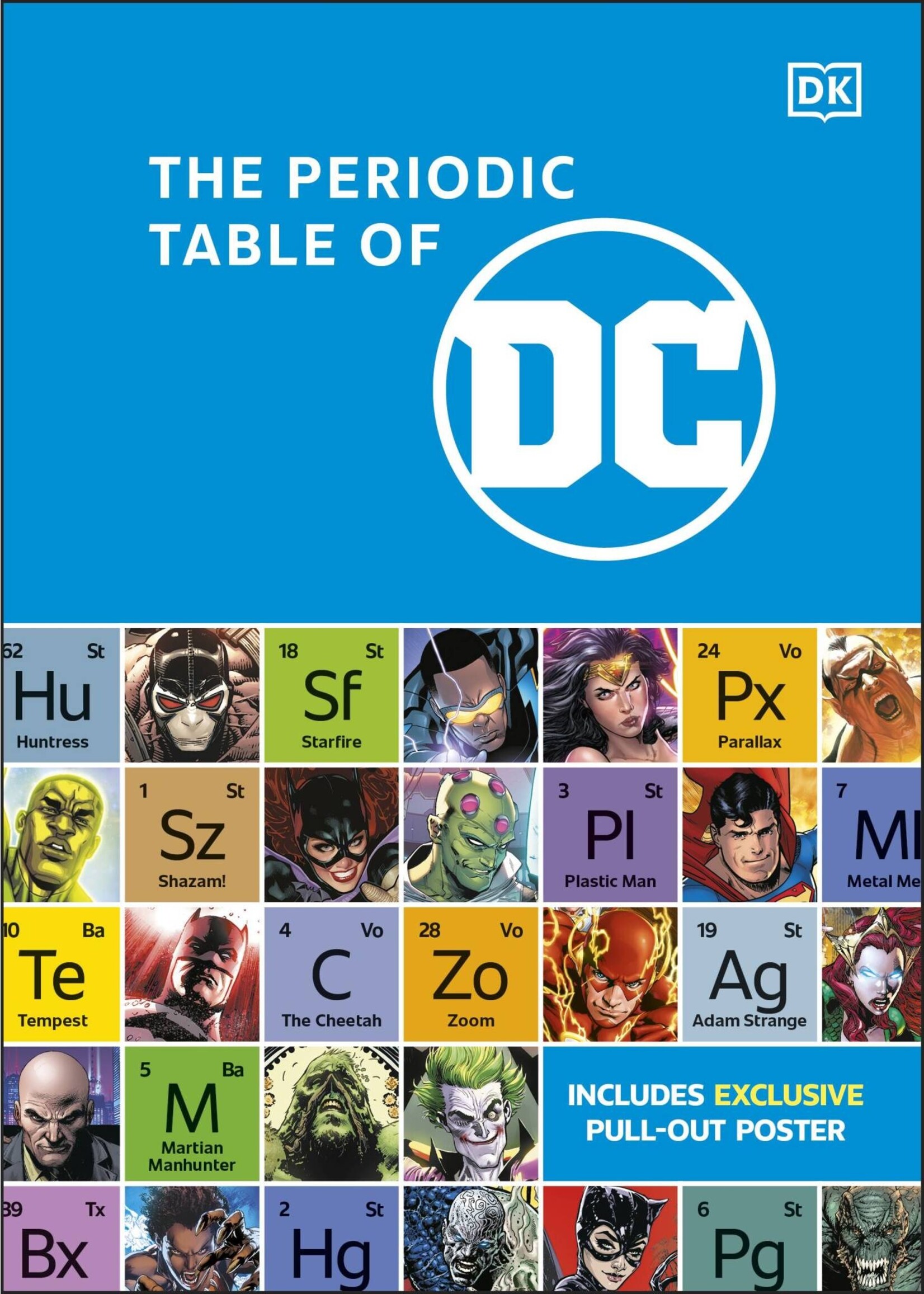 DK PUBLISHING PERIODIC TABLE OF DC HC