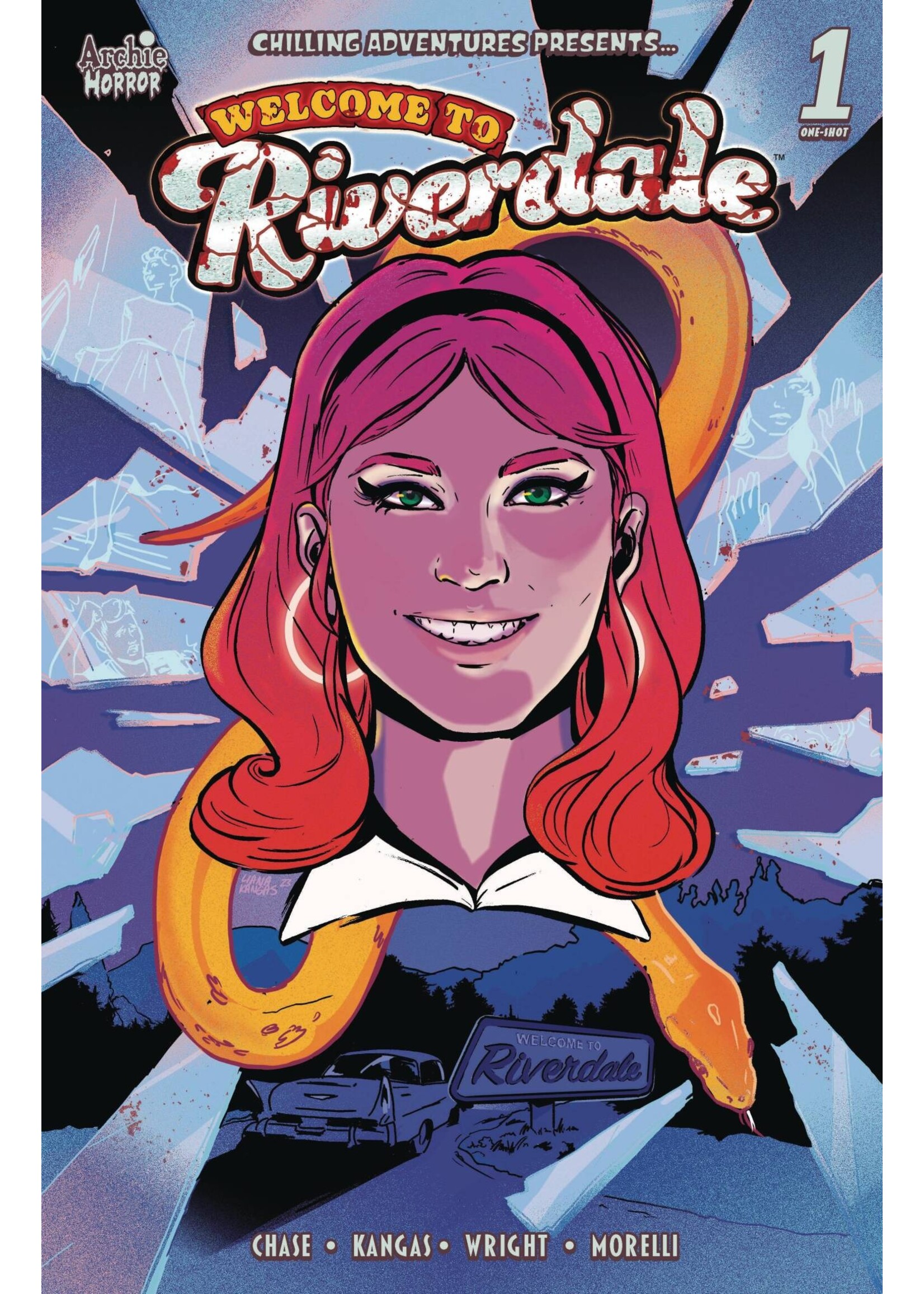 ARCHIE COMIC PUBLICATIONS CHILLING ADV WELCOME TO RIVERDALE CVR A LIANA KANGAS