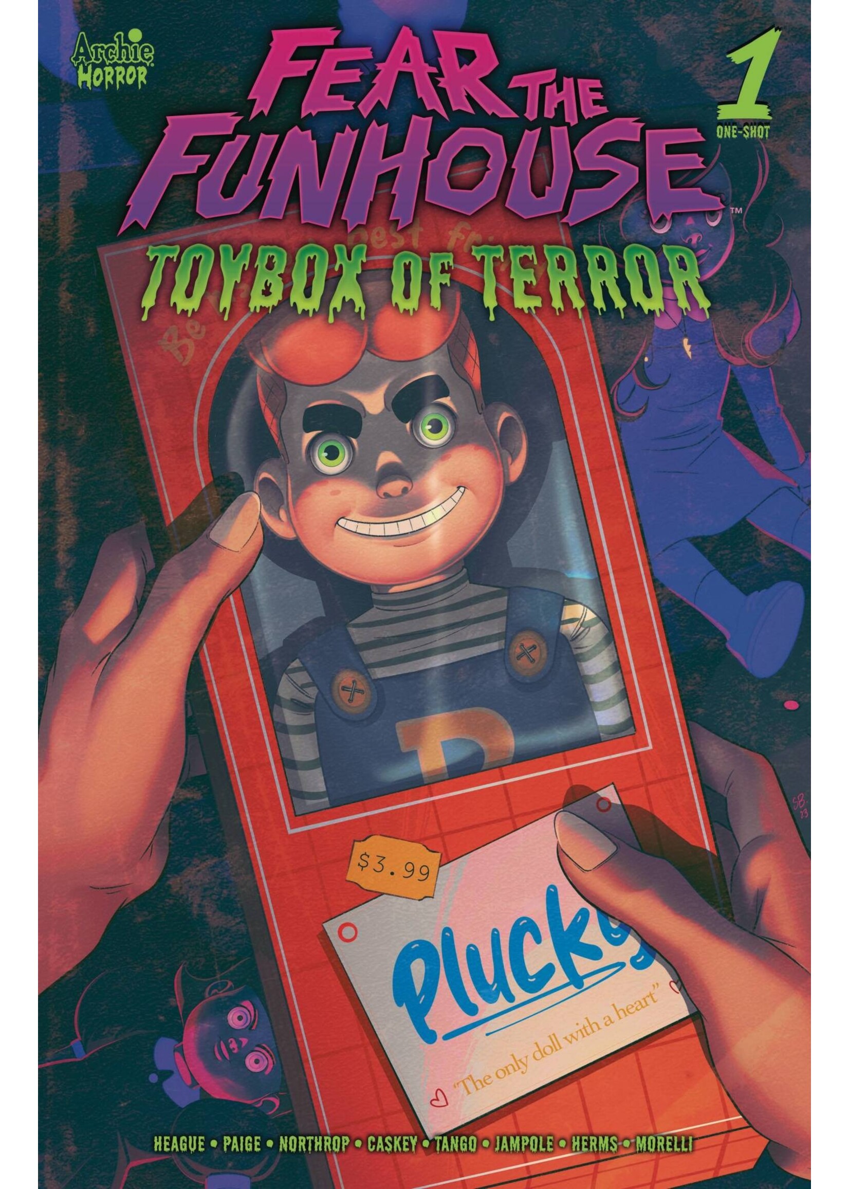 ARCHIE COMIC PUBLICATIONS FEAR THE FUNHOUSE PRES TOYBOX OF TERROR CVR B SWEENY BOO