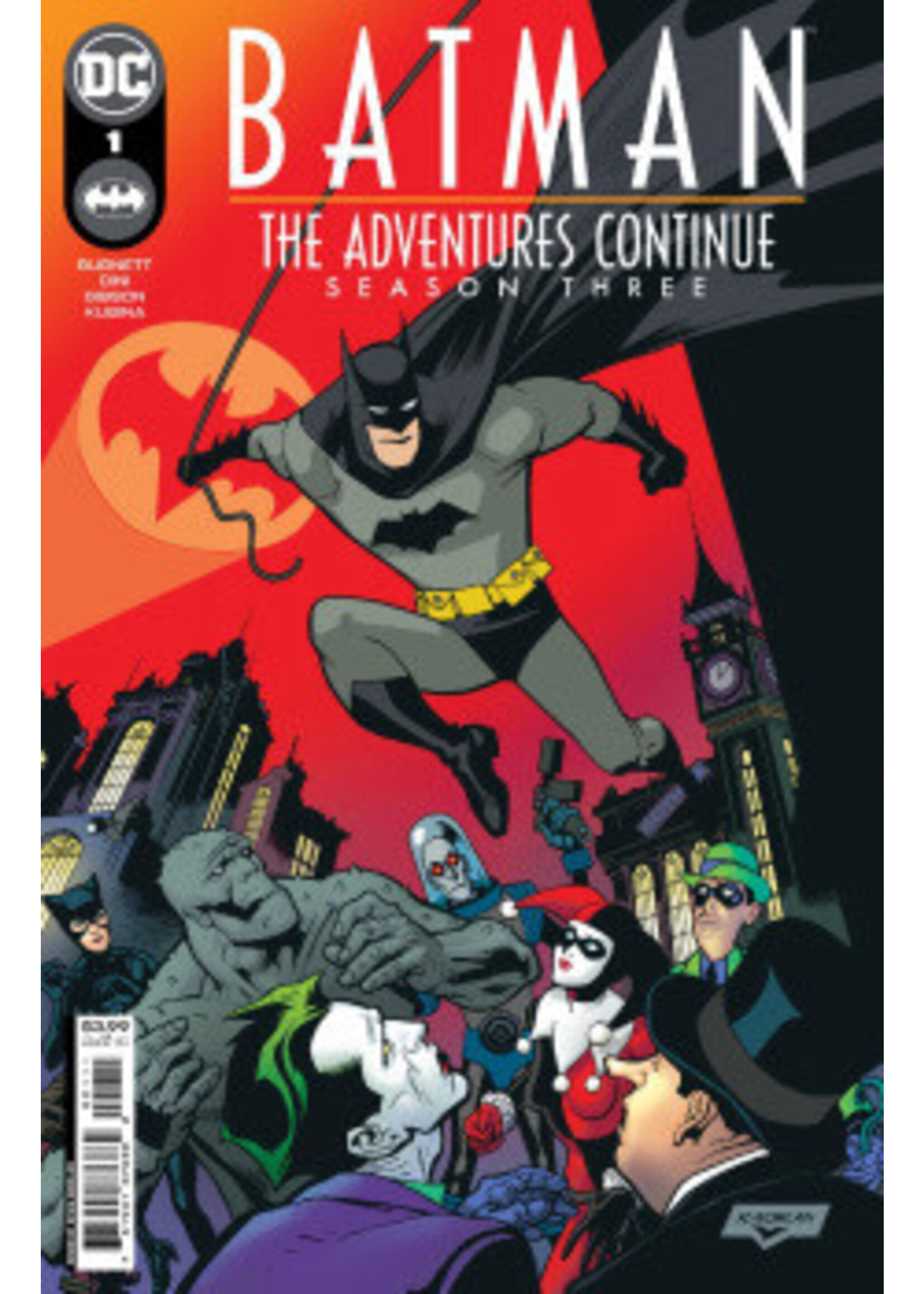 . BATMAN ADVENTURES CONTINUE SEASON 3 complete 8 issue series