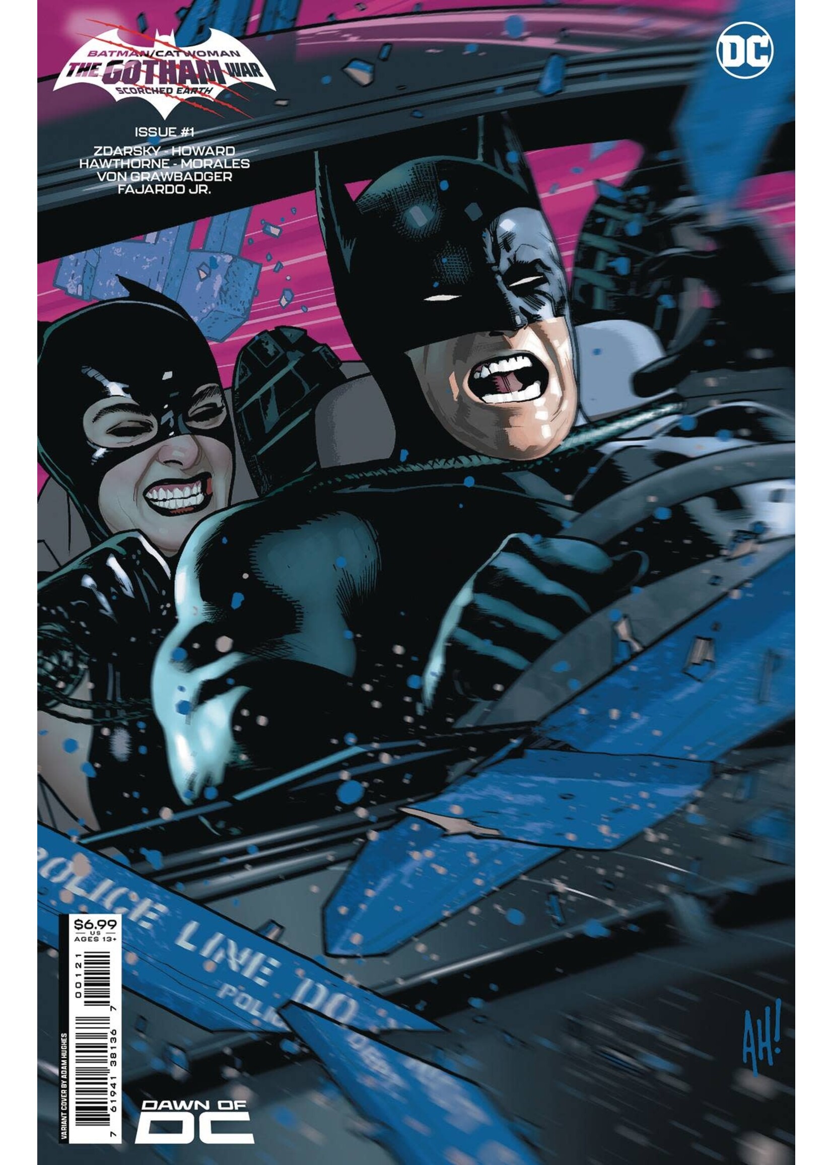 DC COMICS BATMAN/CATWOMAN GOTHAM WAR SCORCHED EARTH #1 HUGHES