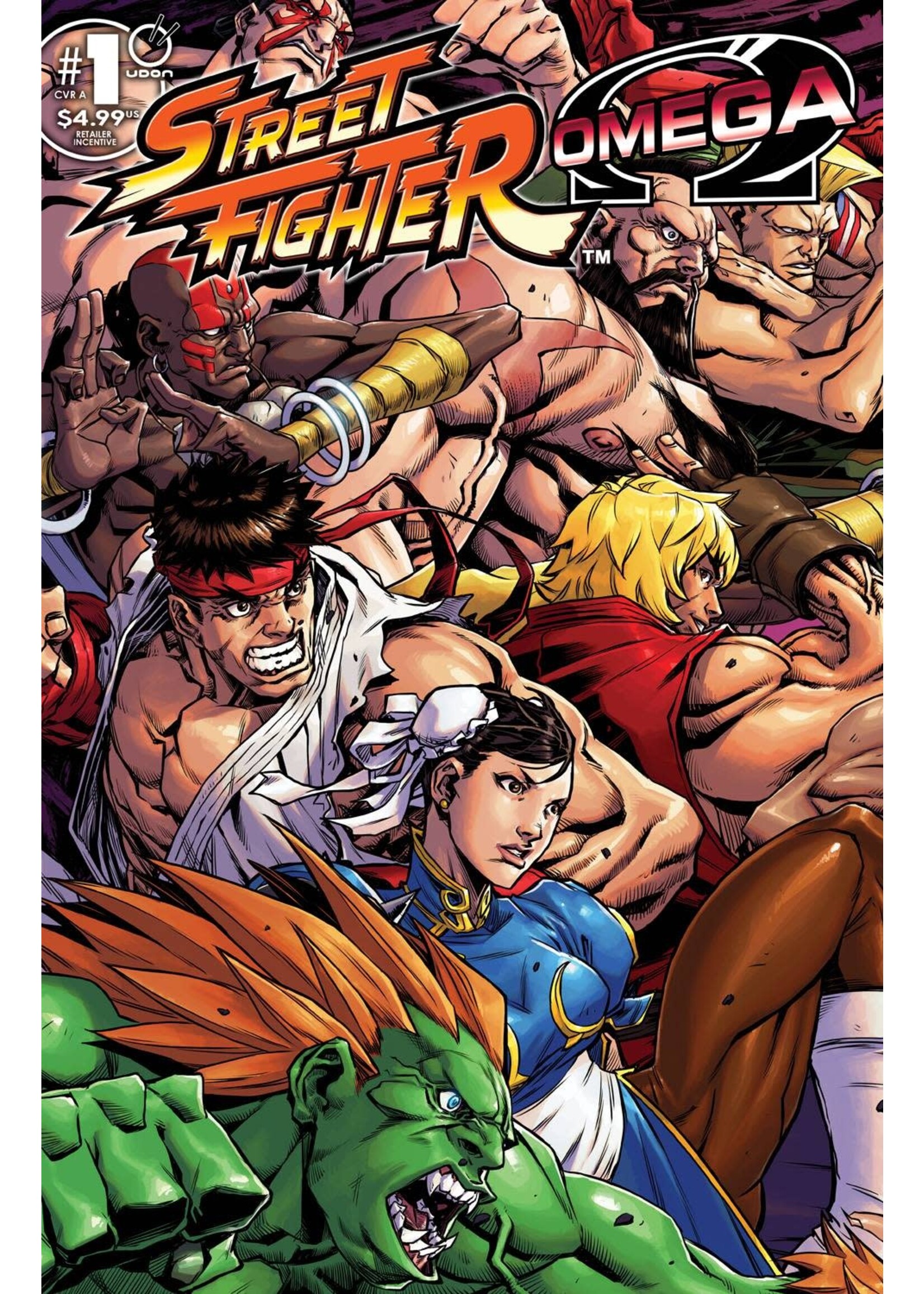 UDON ENTERTAINMENT INC STREET FIGHTER OMEGA #1 CVR A NG