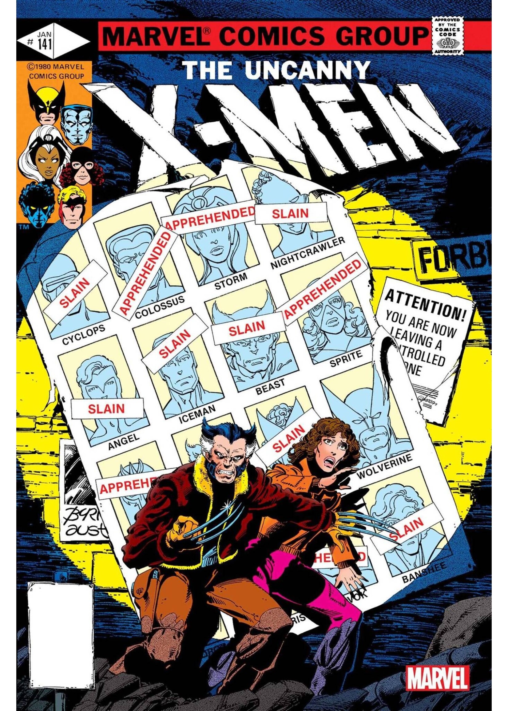 X-MEN #141 FACSIMILE EDITION POSTER
