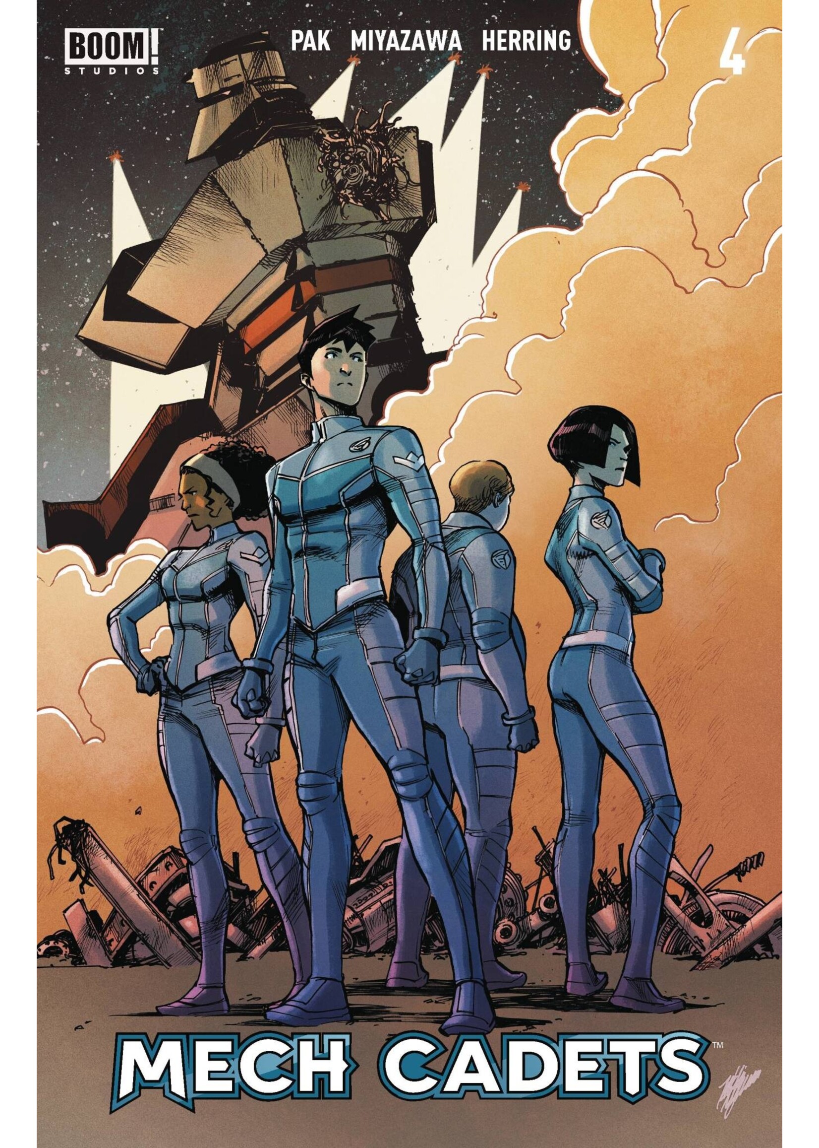 . MECH CADETS #4 (OF 6) CVR A MIYAZAWA & HERRING