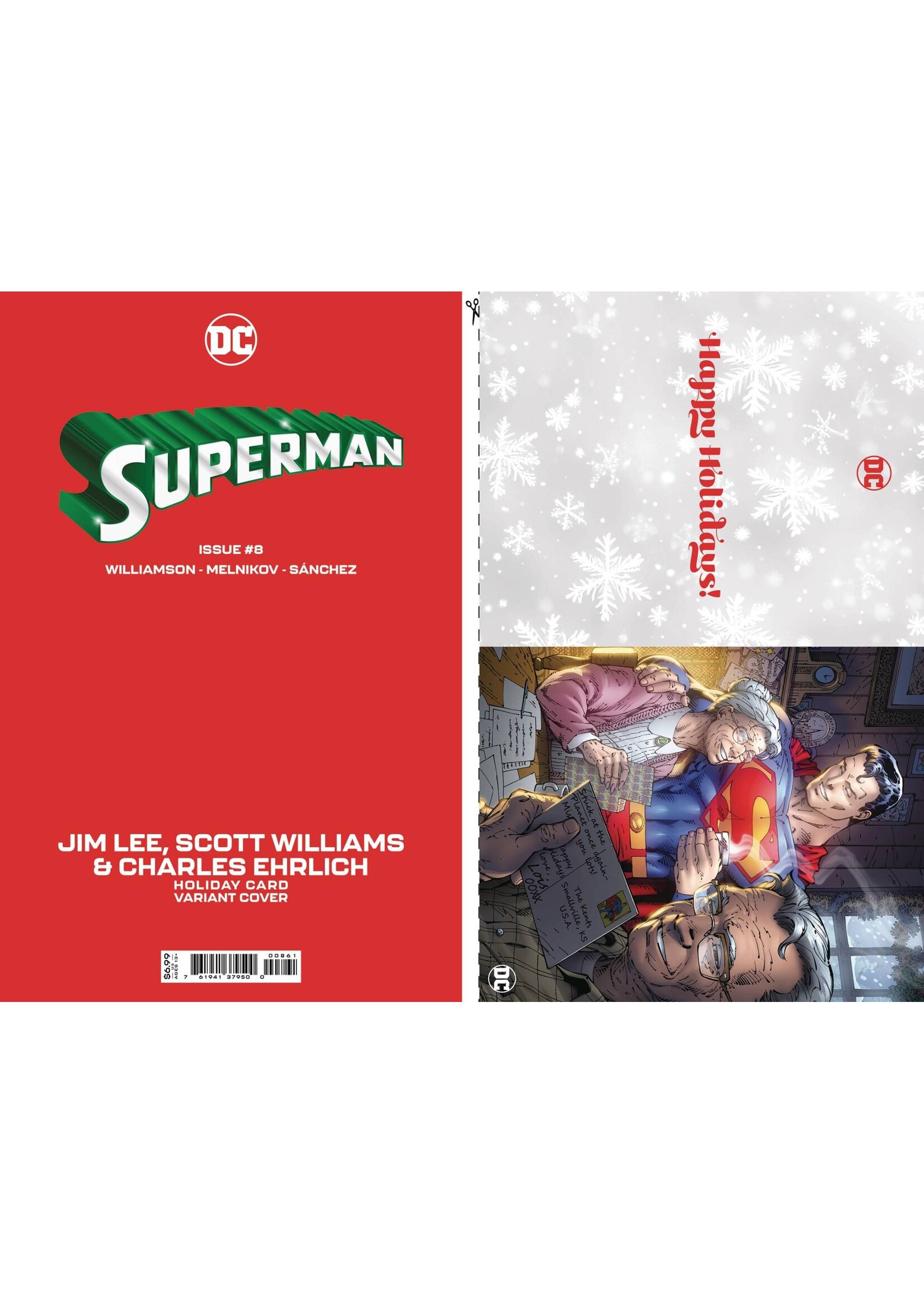 . SUPERMAN (2023) #8 HOLIDAY CARD