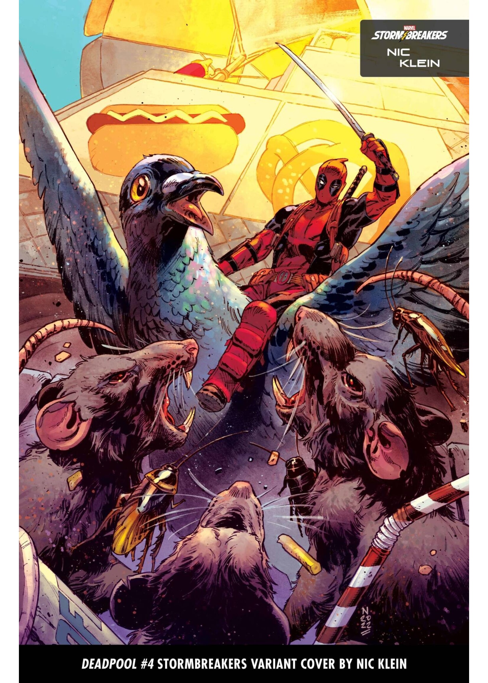 . DEADPOOL (2022) #4 KLEIN STORMBREAKERS VARIANT