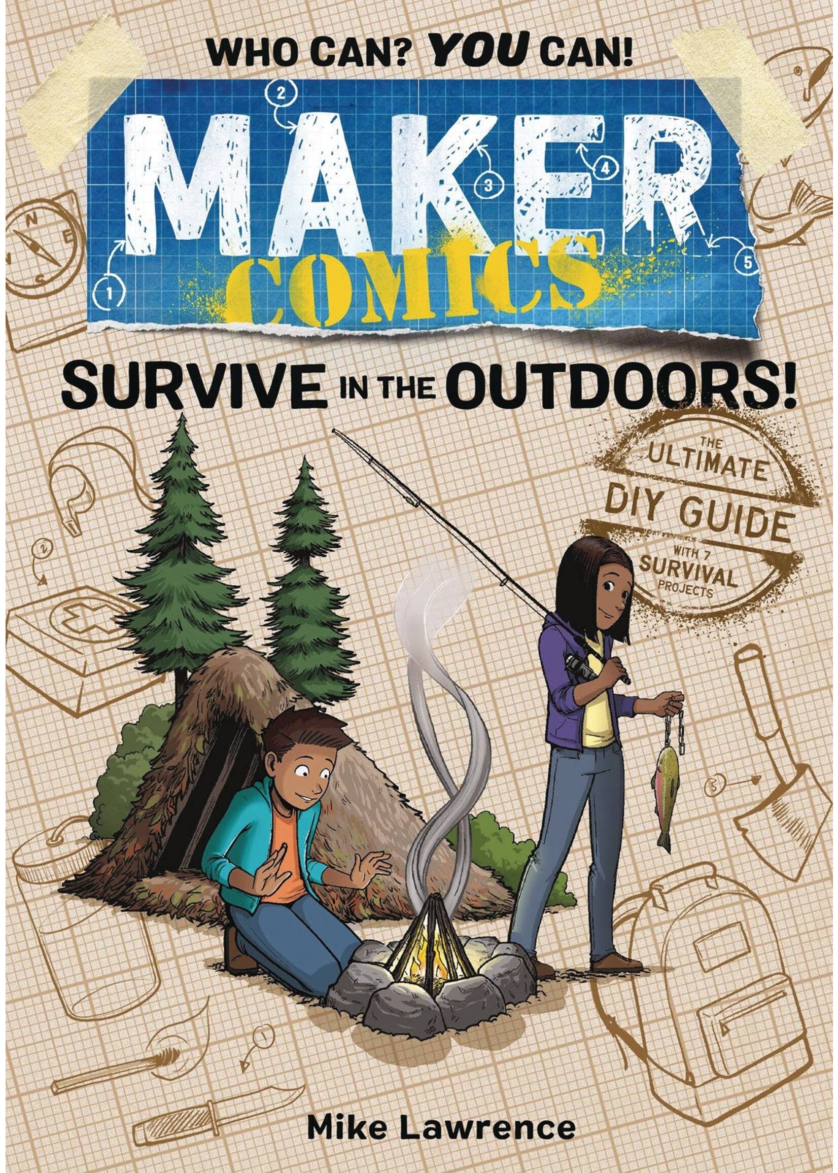 FIRST SECOND BOOKS MAKER COMICS SURVIVE IN THE OUTDOORS!