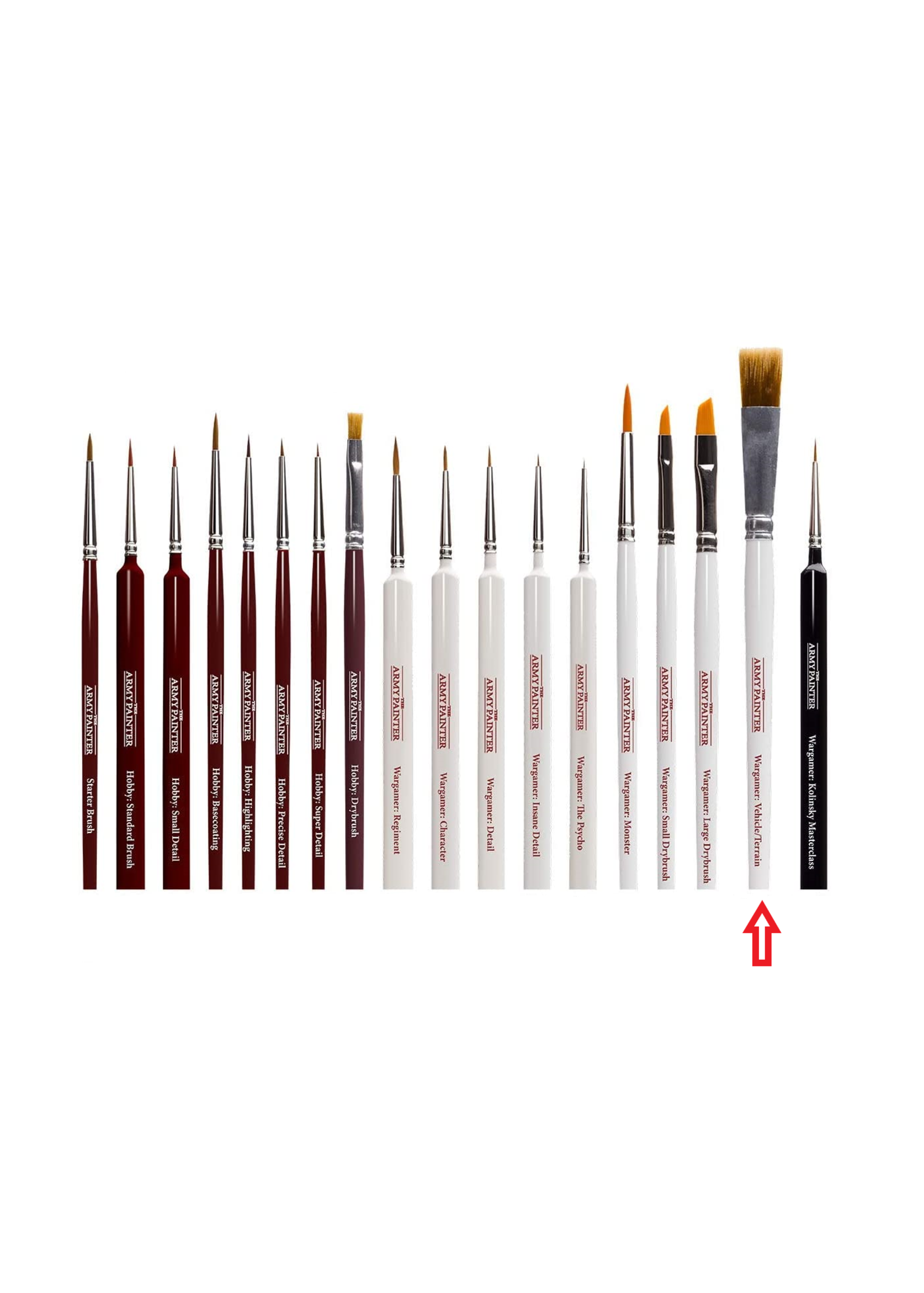 ABRAMS WARGAMER BRUSH - VEHICLE / TERRAIN