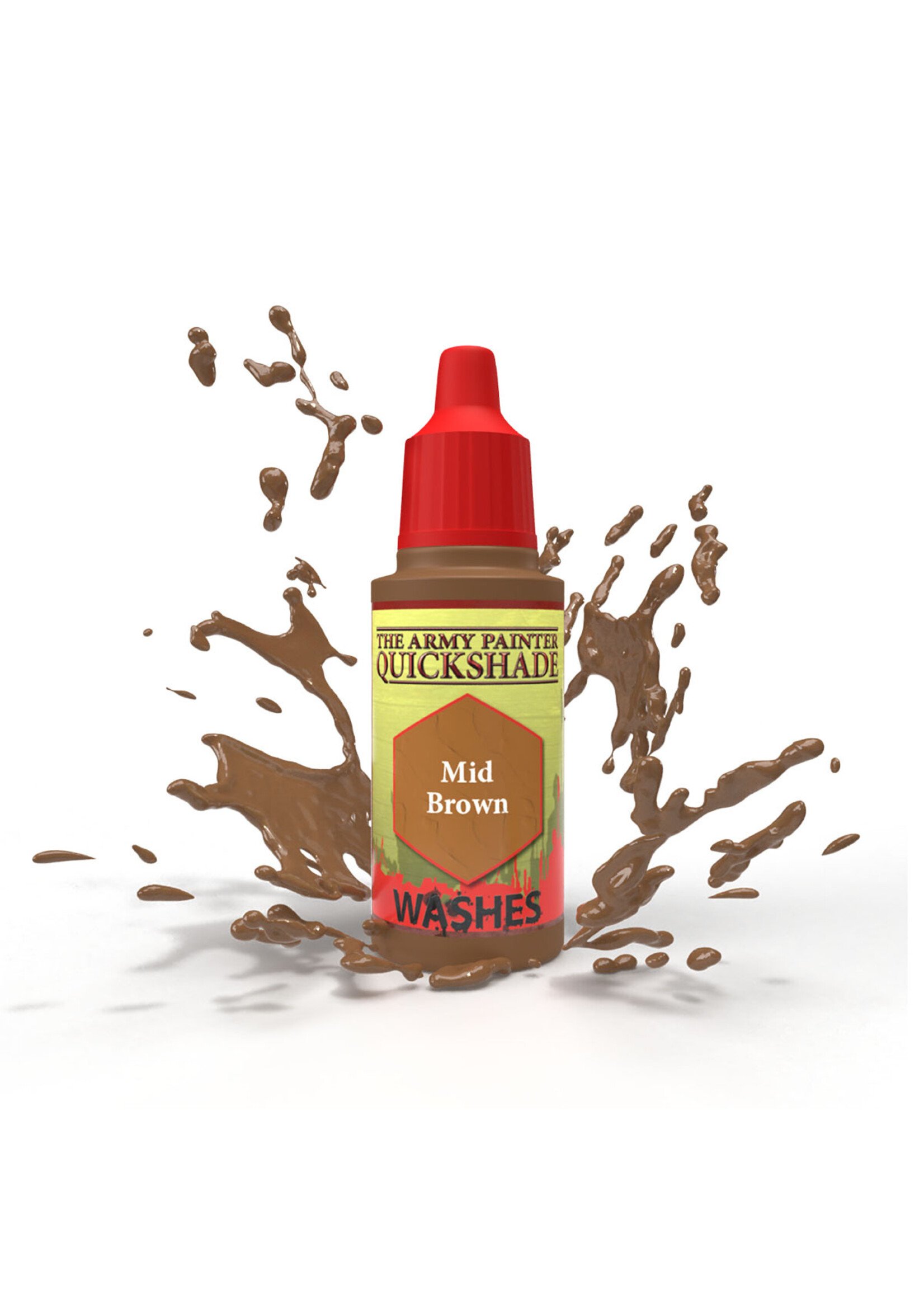 ABRAMS WARPAINTS MID BROWN WASH (18ML)