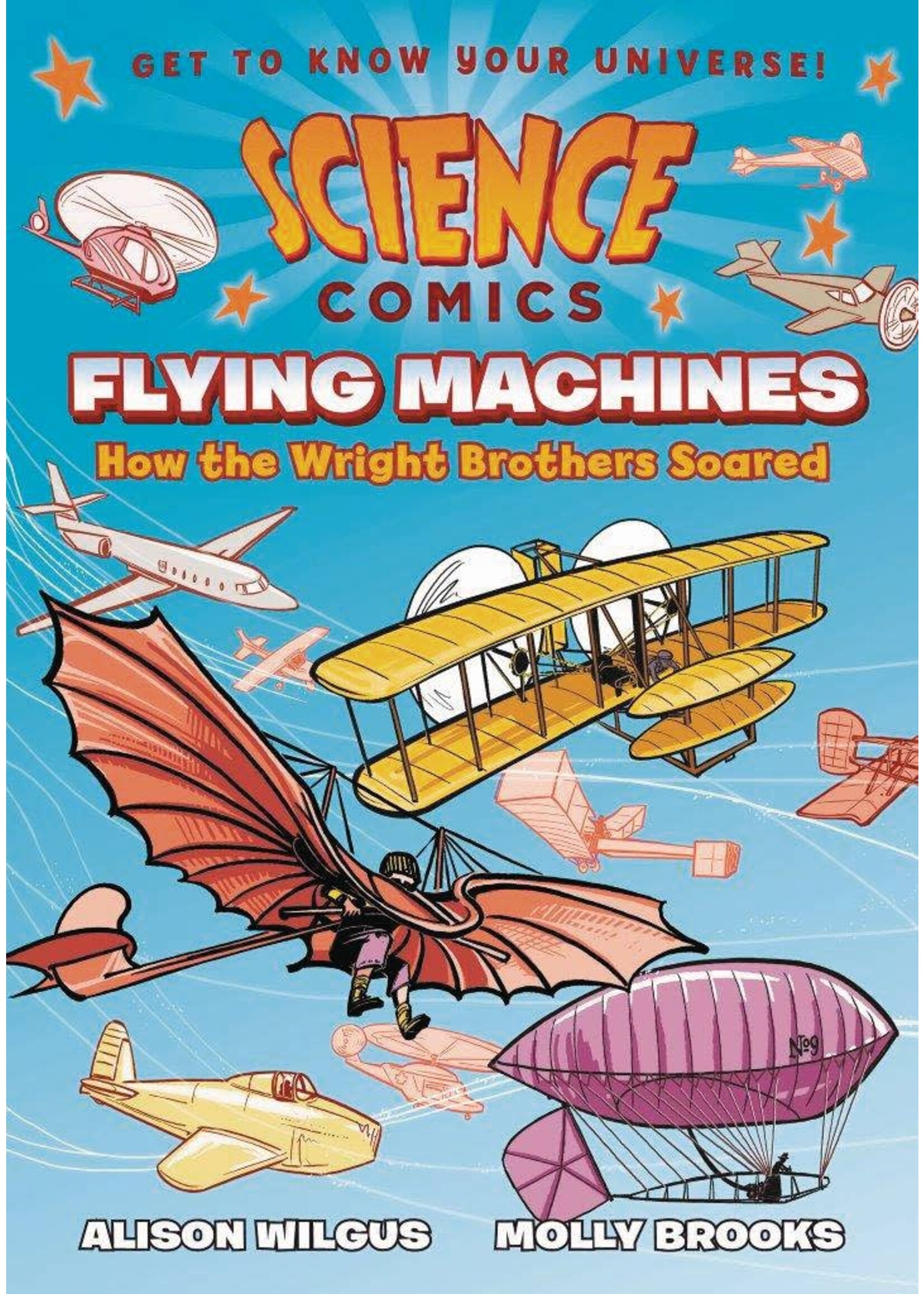 FIRST SECOND BOOKS SCIENCE COMICS FLYING MACHINES