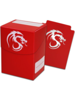 . BCW 100 CARD DECK CASE RED