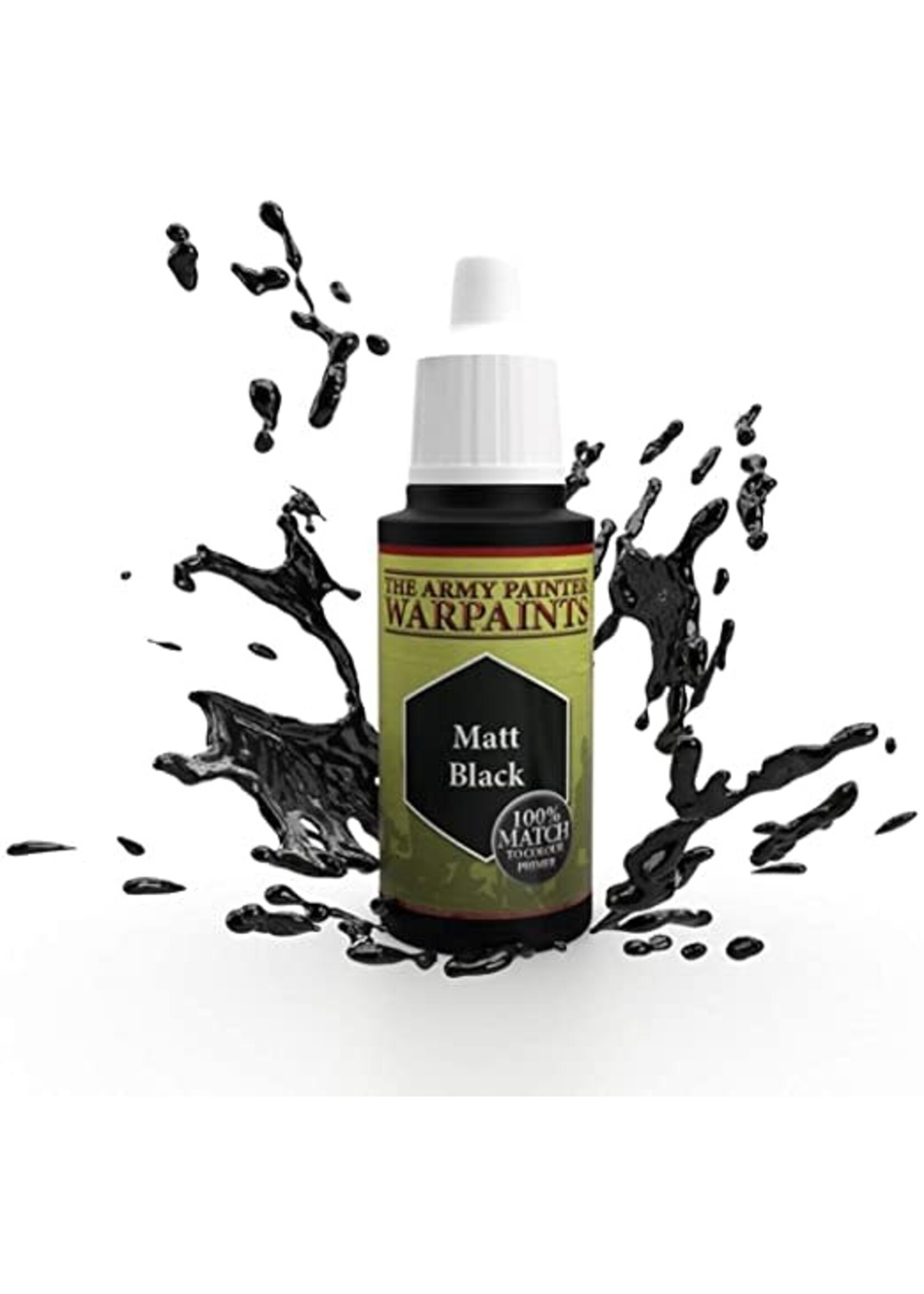 ABRAMS WARPAINTS MATTE BLACK (18ML)