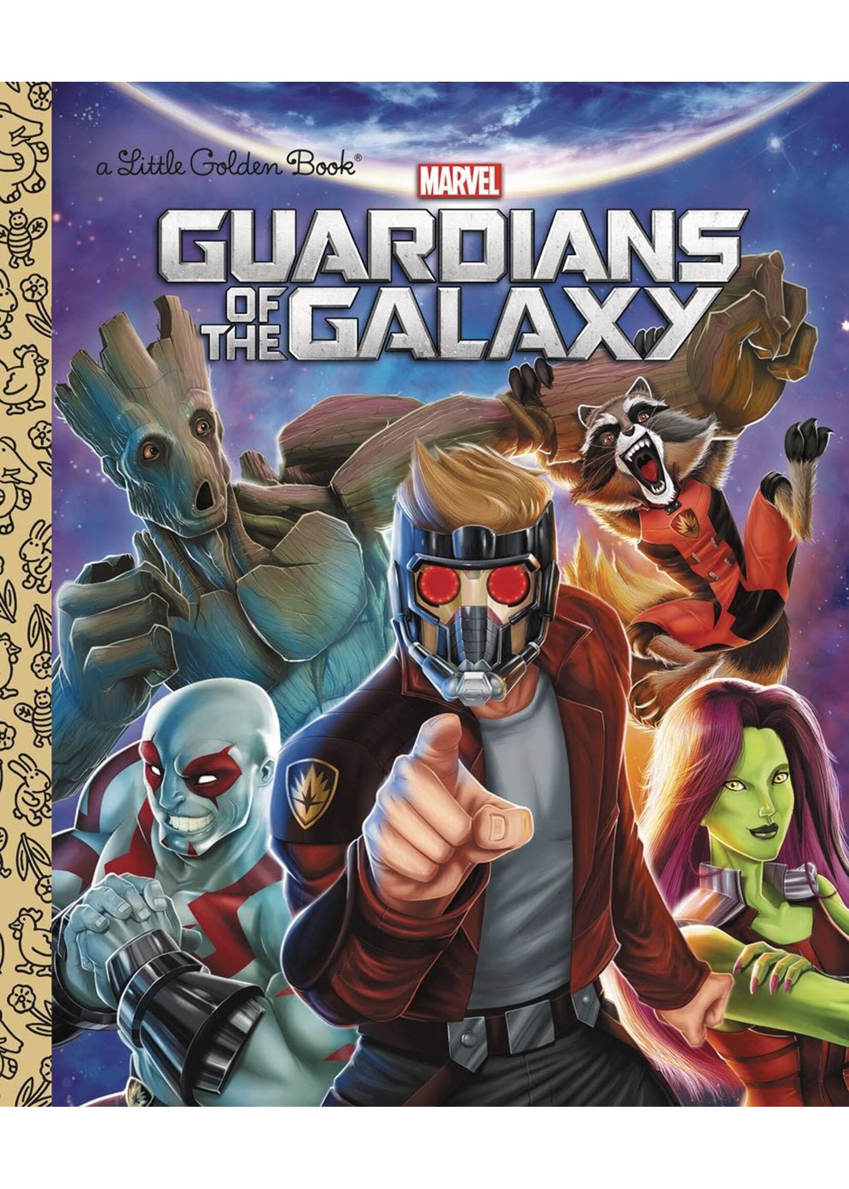 ABRAMS GUARDIANS FOR THE GALAXY LITTLE GOLDEN BOOK