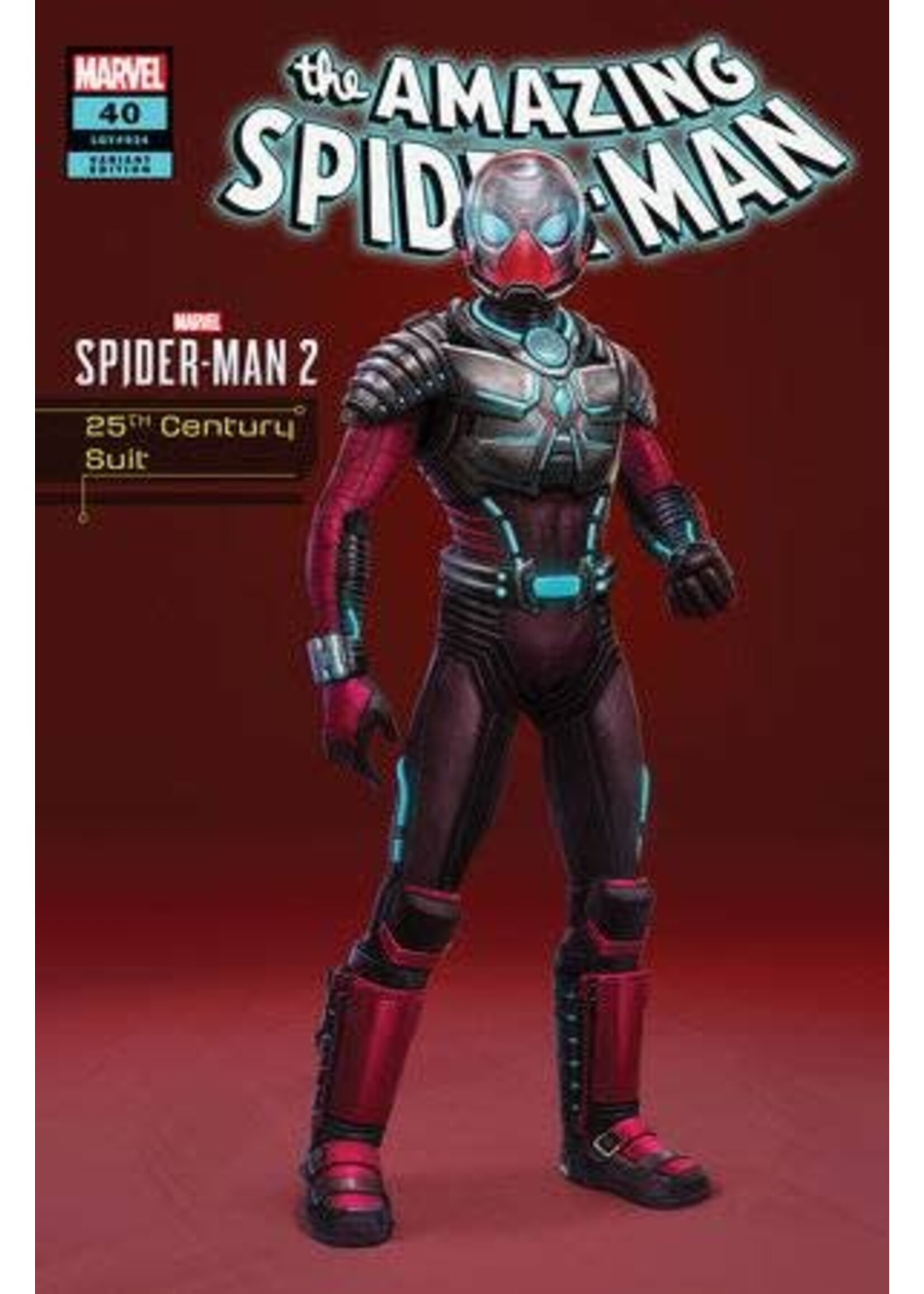 MARVEL COMICS AMAZING SPIDER-MAN (2022) #40 25TH CENTURY SUIT SPIDER-MAN 2 VAR