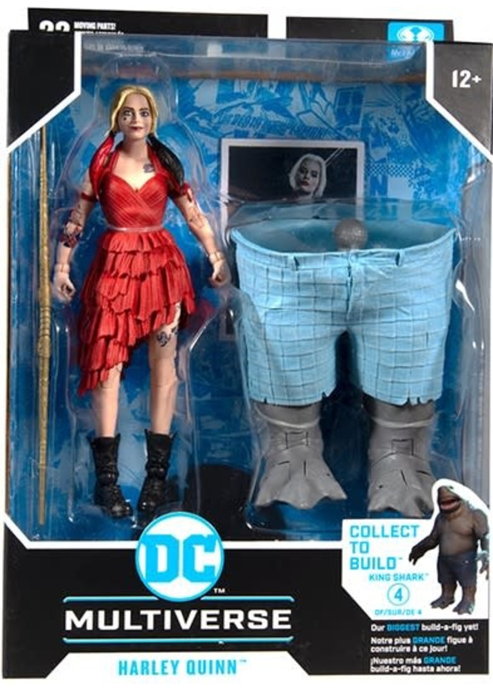 MCFARLANE TOYS DC COLLECTOR BUILD-A 7IN SCALE AF WV5 SUICIDE SQUAD Harley Quinn