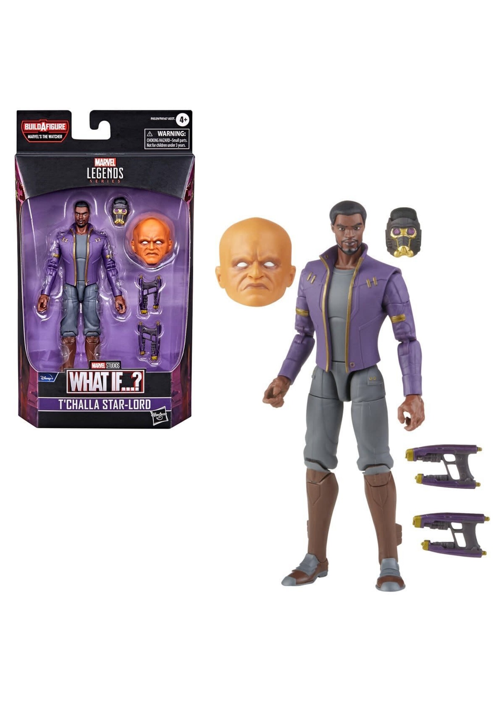 . MARVEL DISNEY PLUS LEGENDS 6IN AF T'CHALLA STARLORD