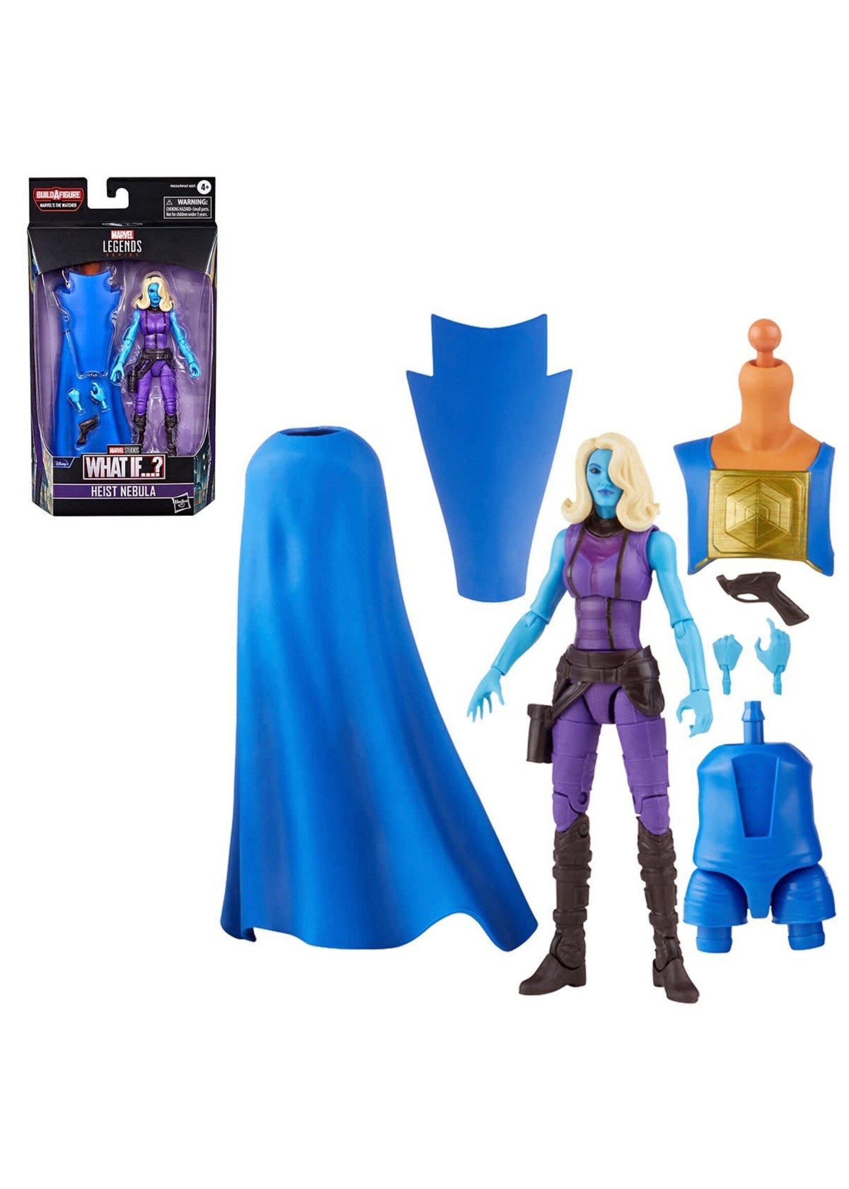 . MARVEL DISNEY PLUS LEGENDS 6IN AF HEIST NEBULA