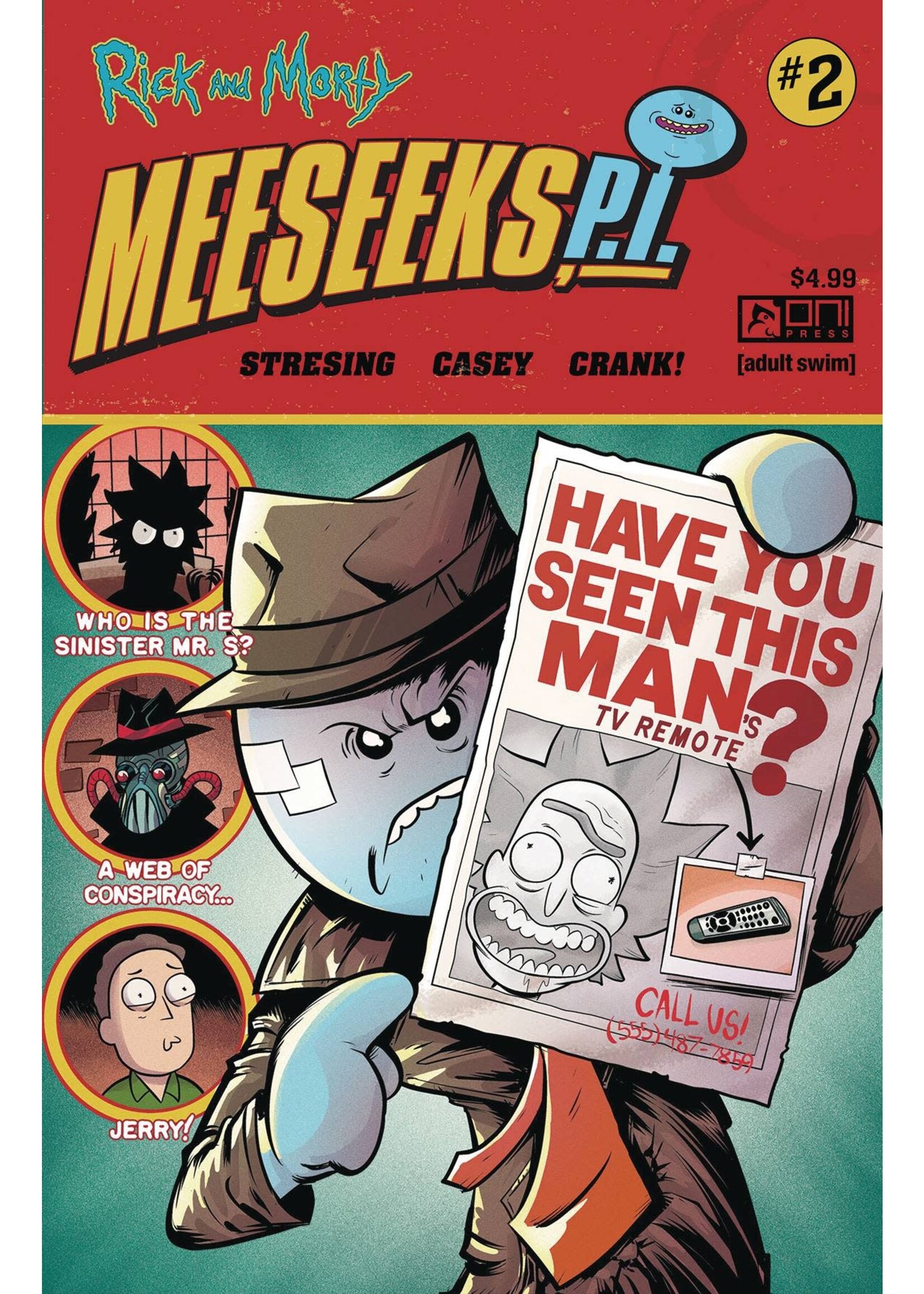 ONI PRESS RICK AND MORTY MEESEEKS PI #2 CVR A STRESING (MR)