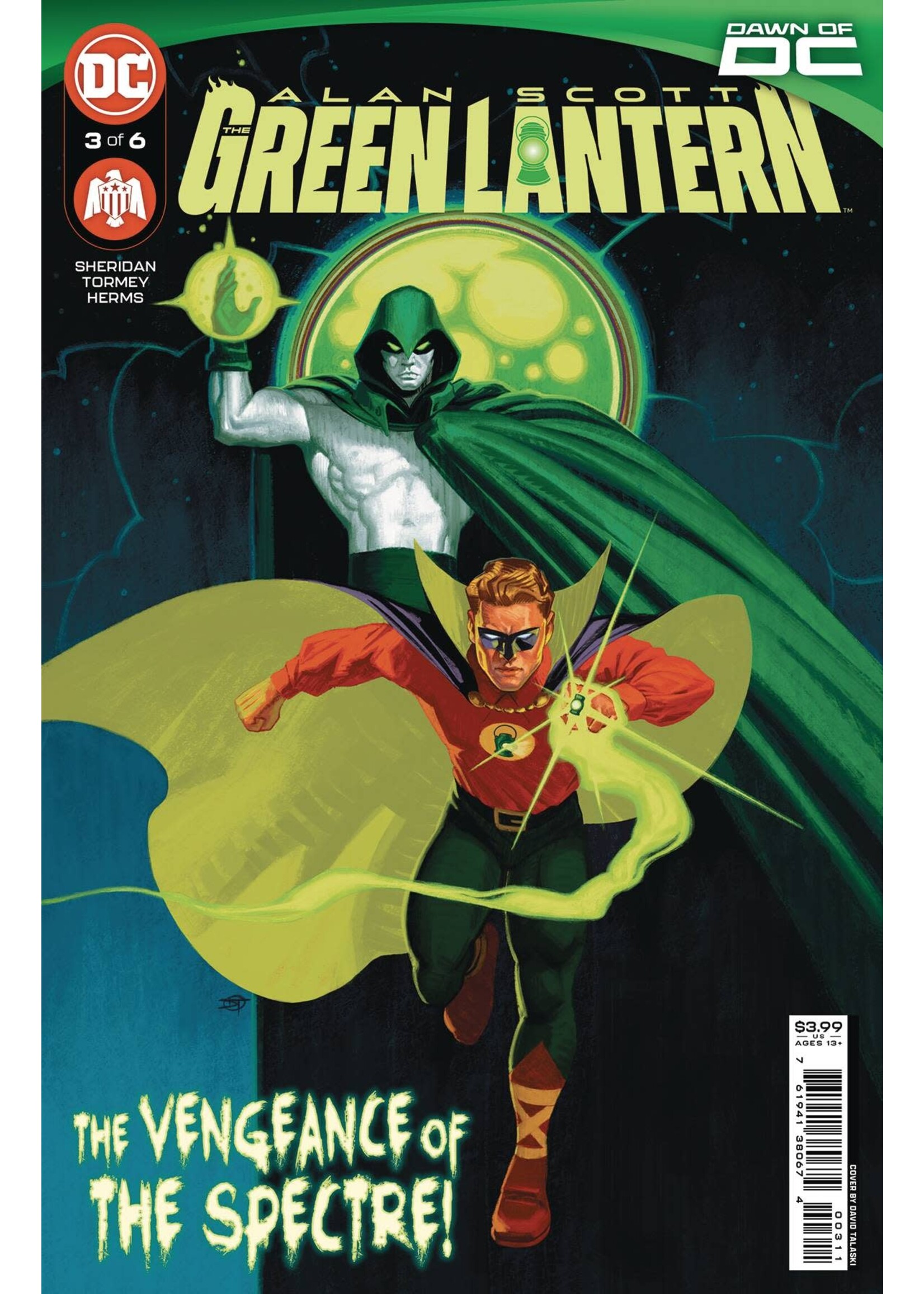 DC COMICS ALAN SCOTT GREEN LANTERN #3