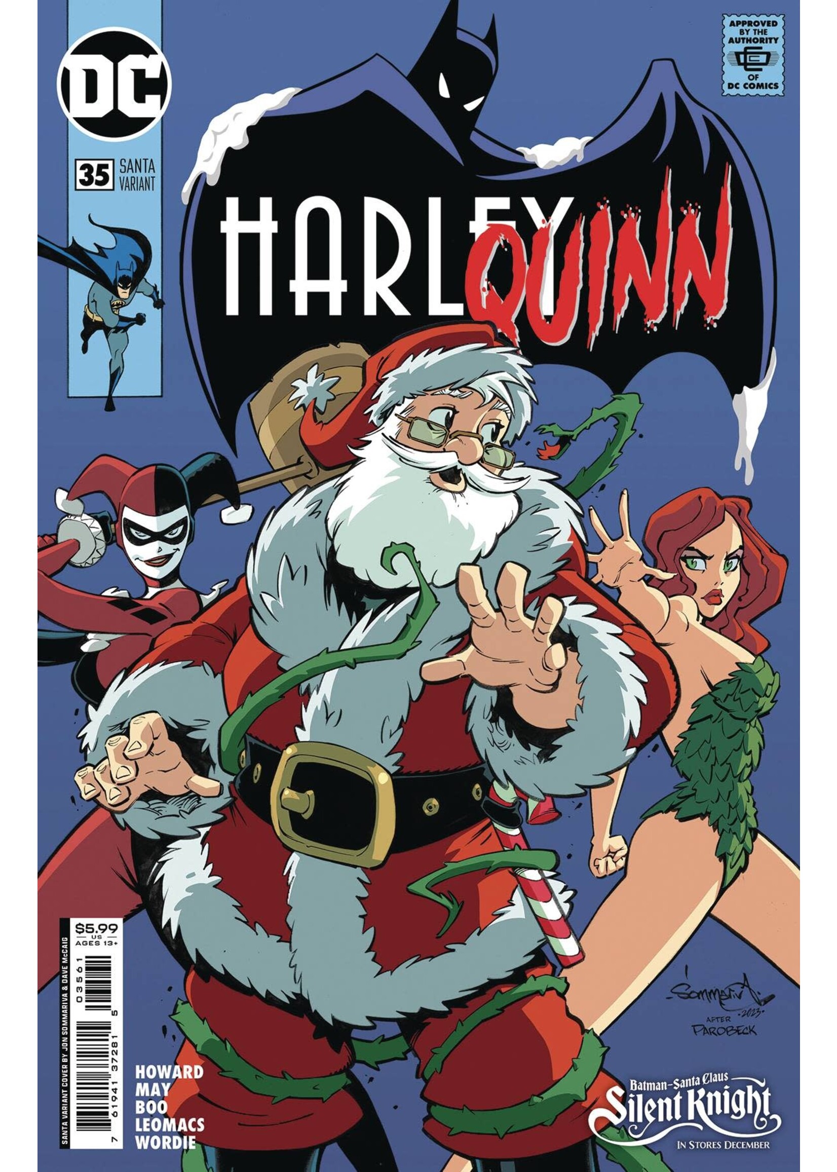 DC COMICS HARLEY QUINN (2021) #35 SANTA