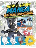 CAPSTONE PRESS HOW TO DRAW MANGA WITH BATMAN SUPERMAN OTHER HEROES