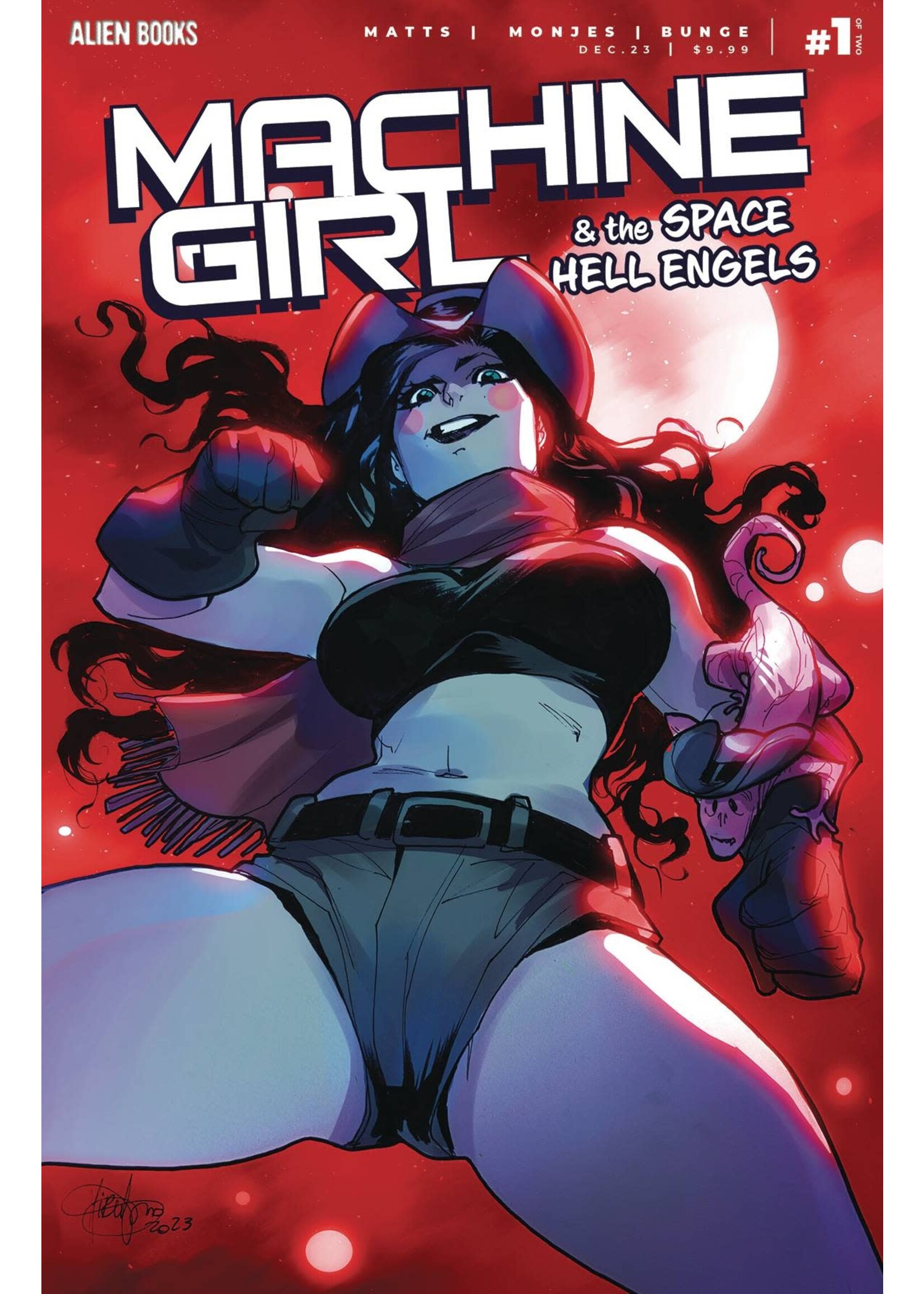 ALIEN BOOKS MACHINE GIRL & SPACE HELL ENGELS #1 CVR A ANDOLFO