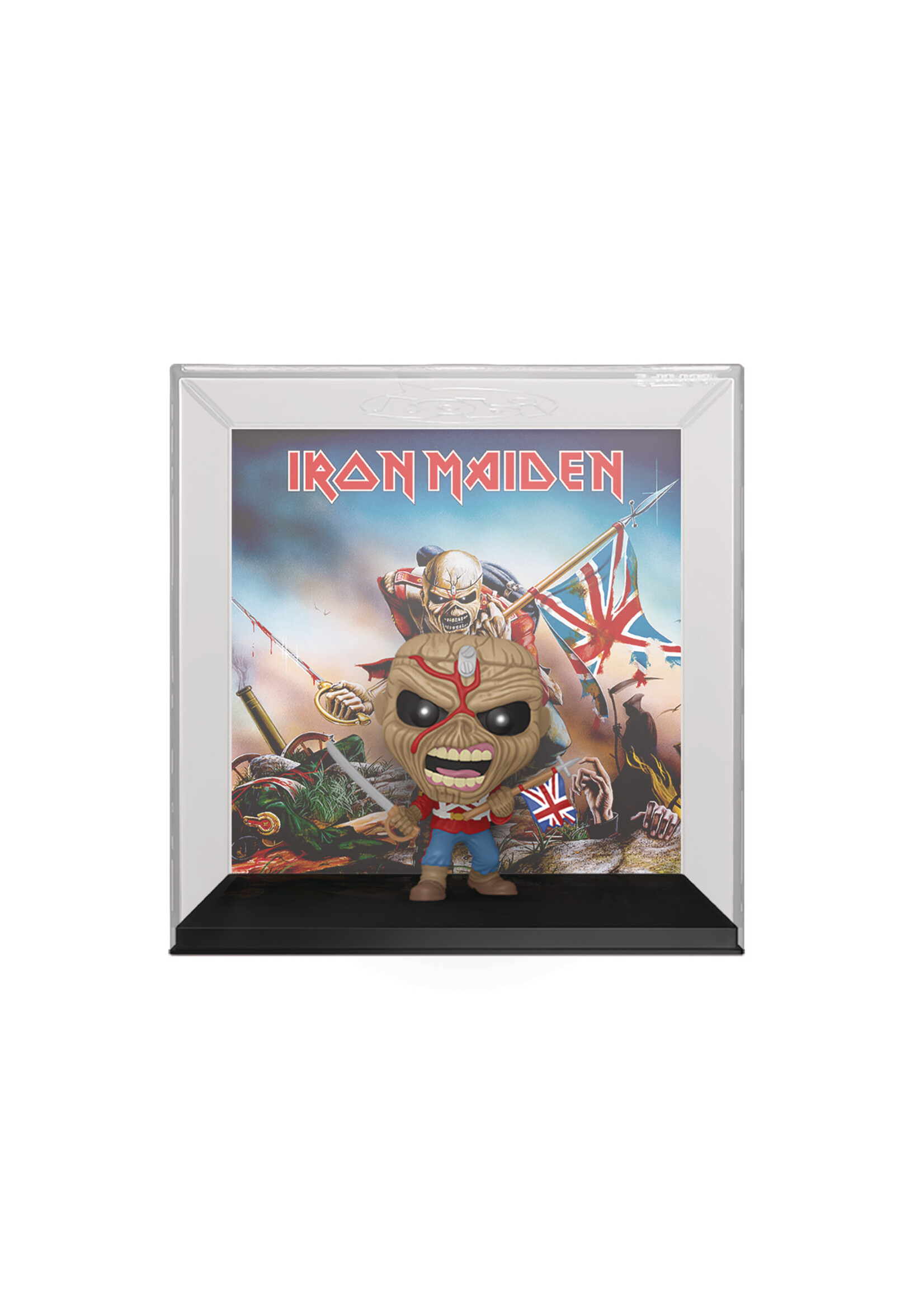 IDW PUBLISHING POP ALBUMS IRON MAIDEN THE TROOPER VINYL FIG