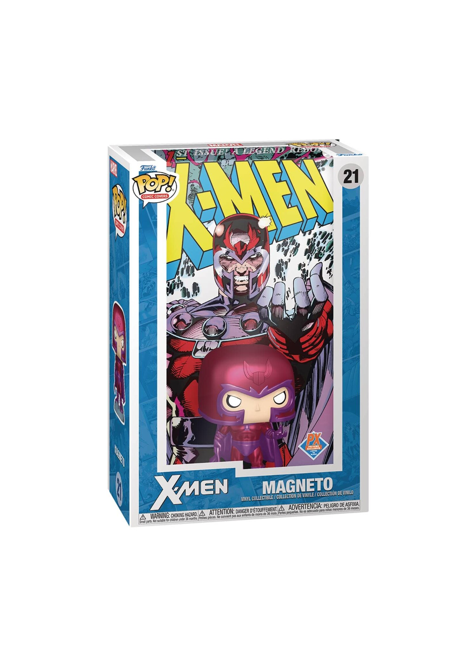 POP COMIC COVER MARVEL X MEN #1 MAGNETO PX VIN FIG