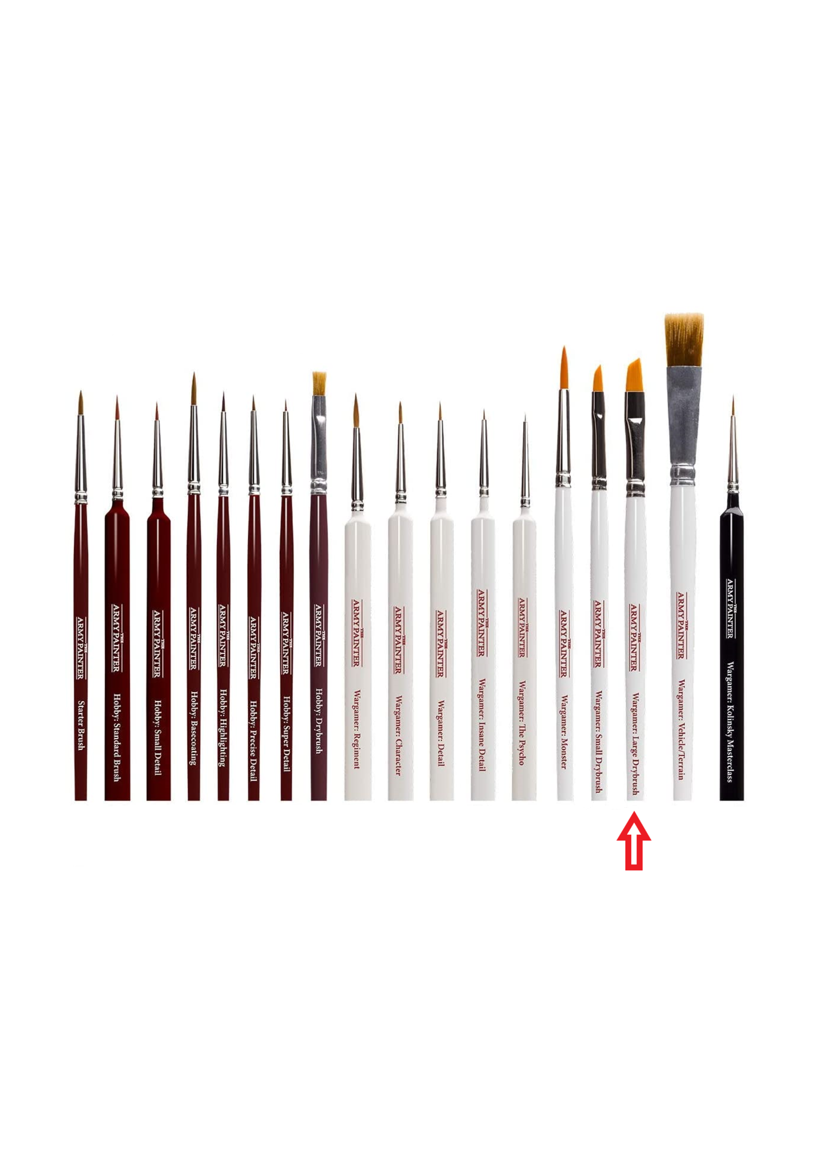 . WARGAMER BRUSH - LARGE DRYBRUSH