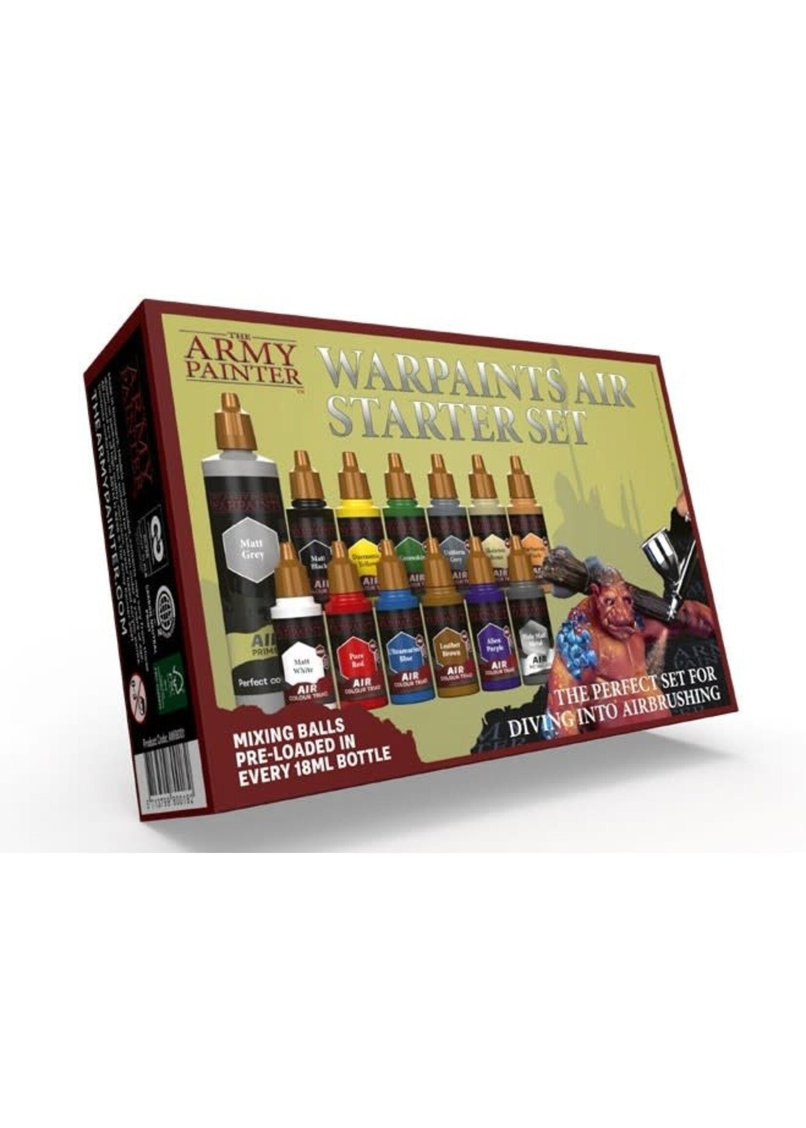 ABRAMS WARPAINTS AIR STARTER SET - 12 COLOURS