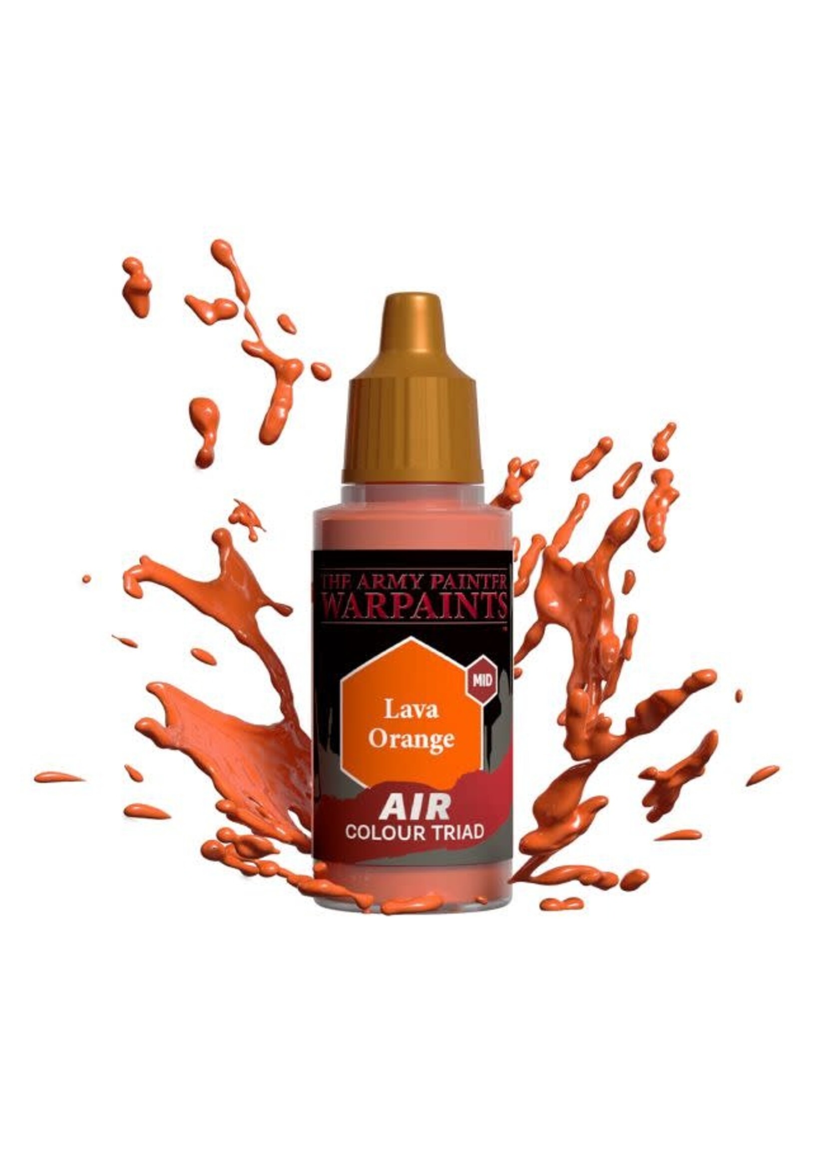 ABRAMS WARPAINTS ACRYLIC AIR LAVA ORANGE