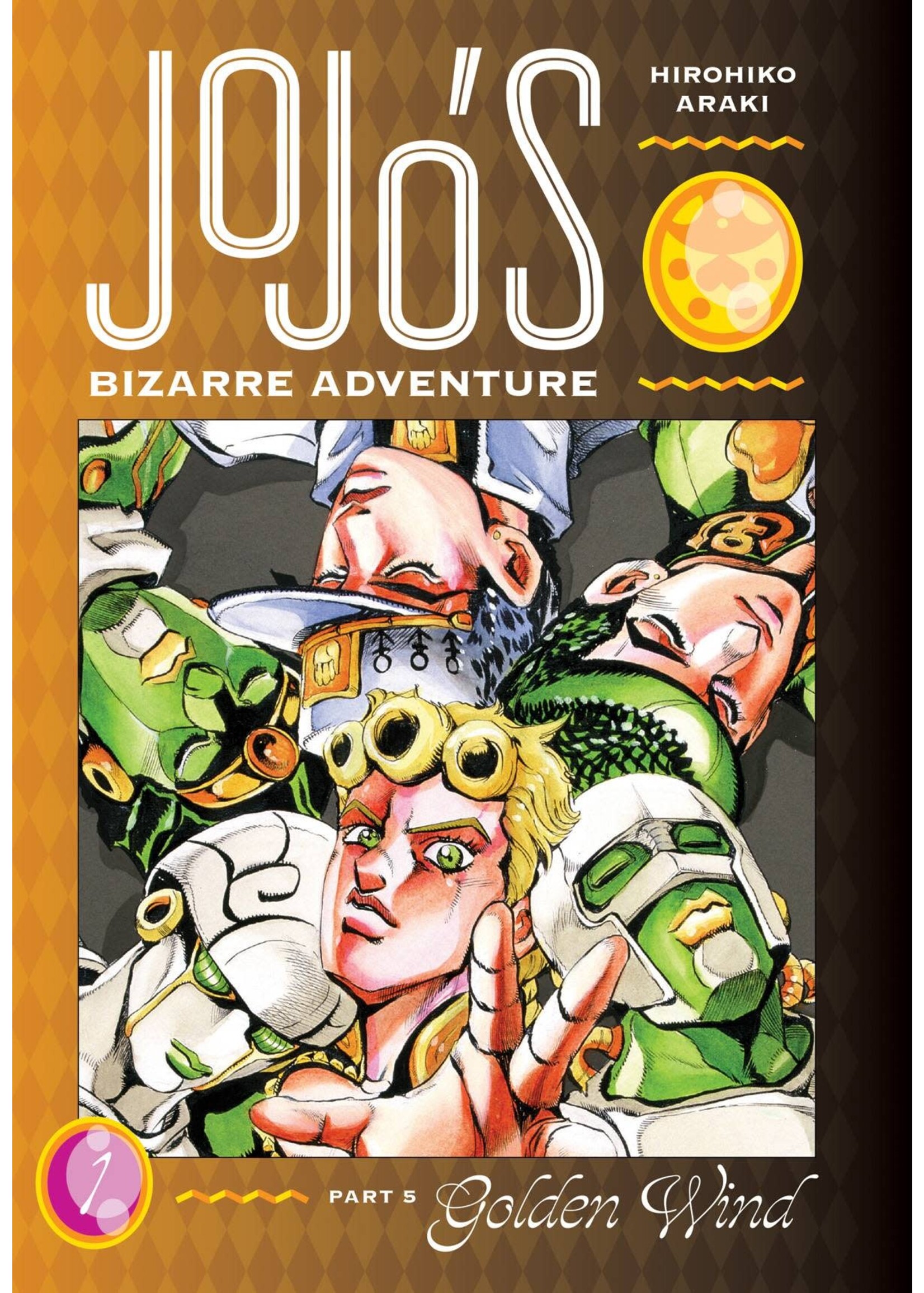 VIZ MEDIA JOJO'S BIZARRE ADV PT 5 GOLDEN WIND HC VOL 01