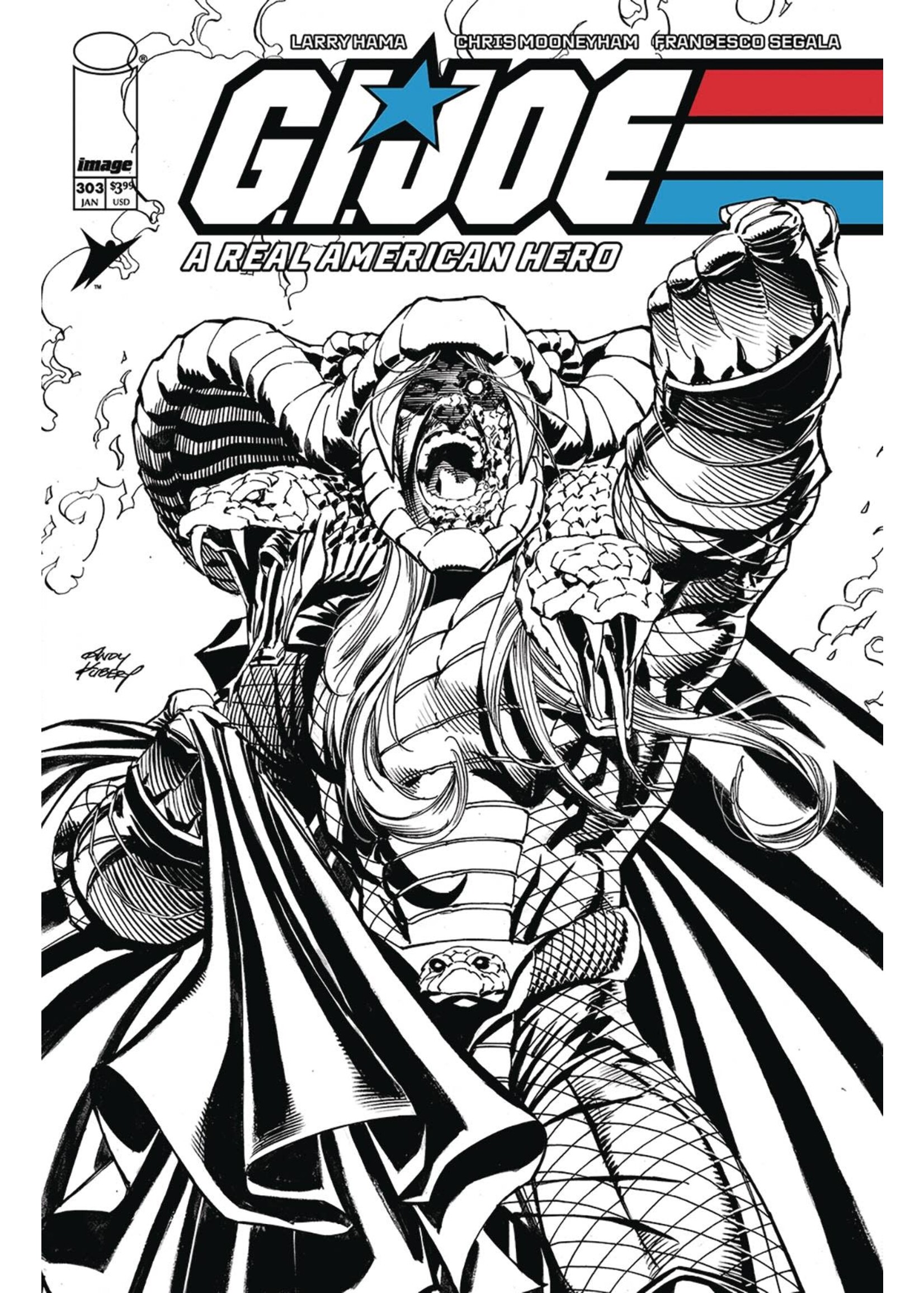 . GI JOE A REAL AMERICAN HERO #303 CVR B KUBERT
