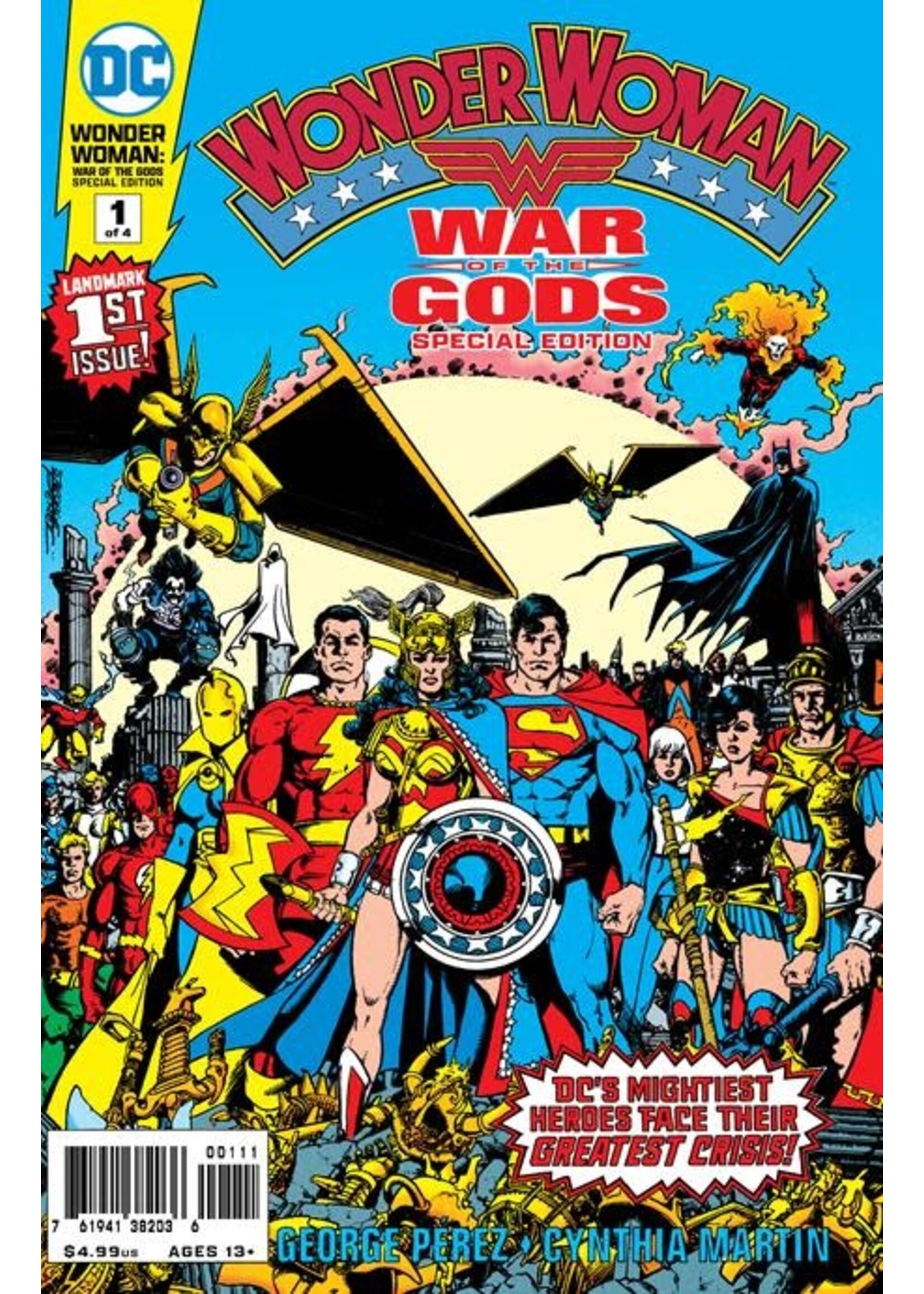 ABRAMS WONDER WOMAN WAR O/T GODS SPECIAL EDITION complete 4 issue series