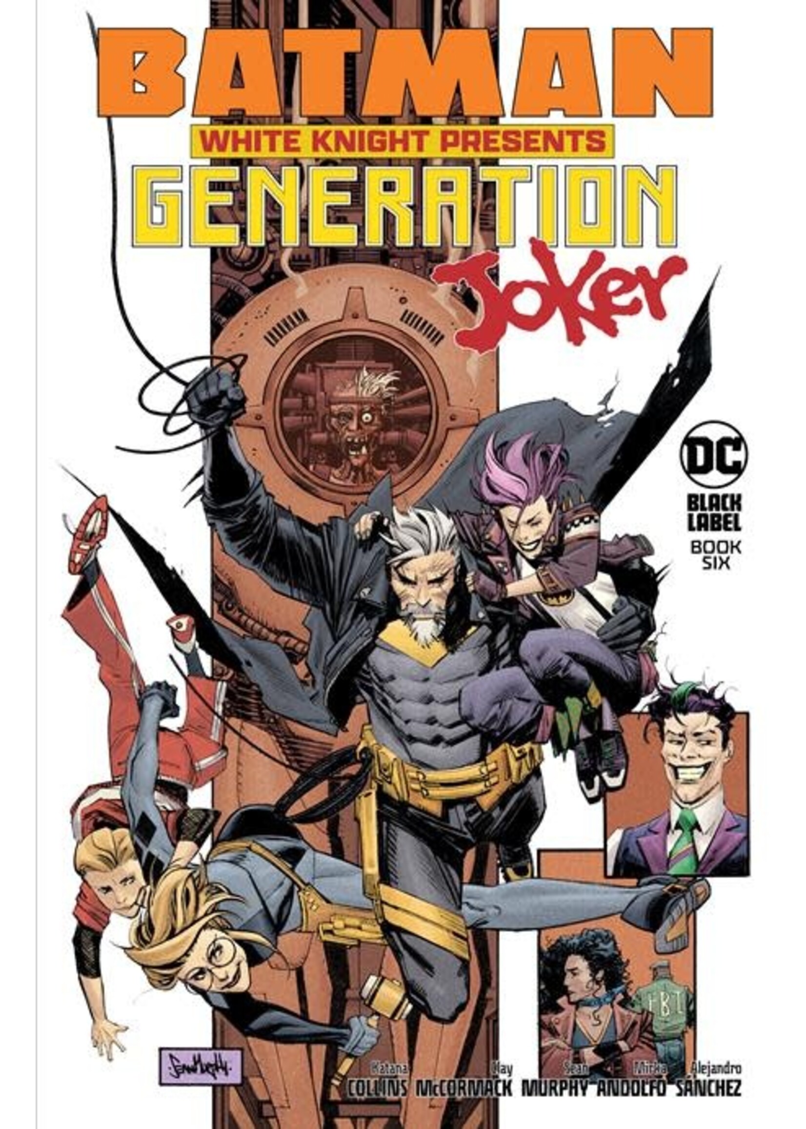 ABRAMS BATMAN WHITE KNIGHT GENERATION JOKER complete 6 issue series