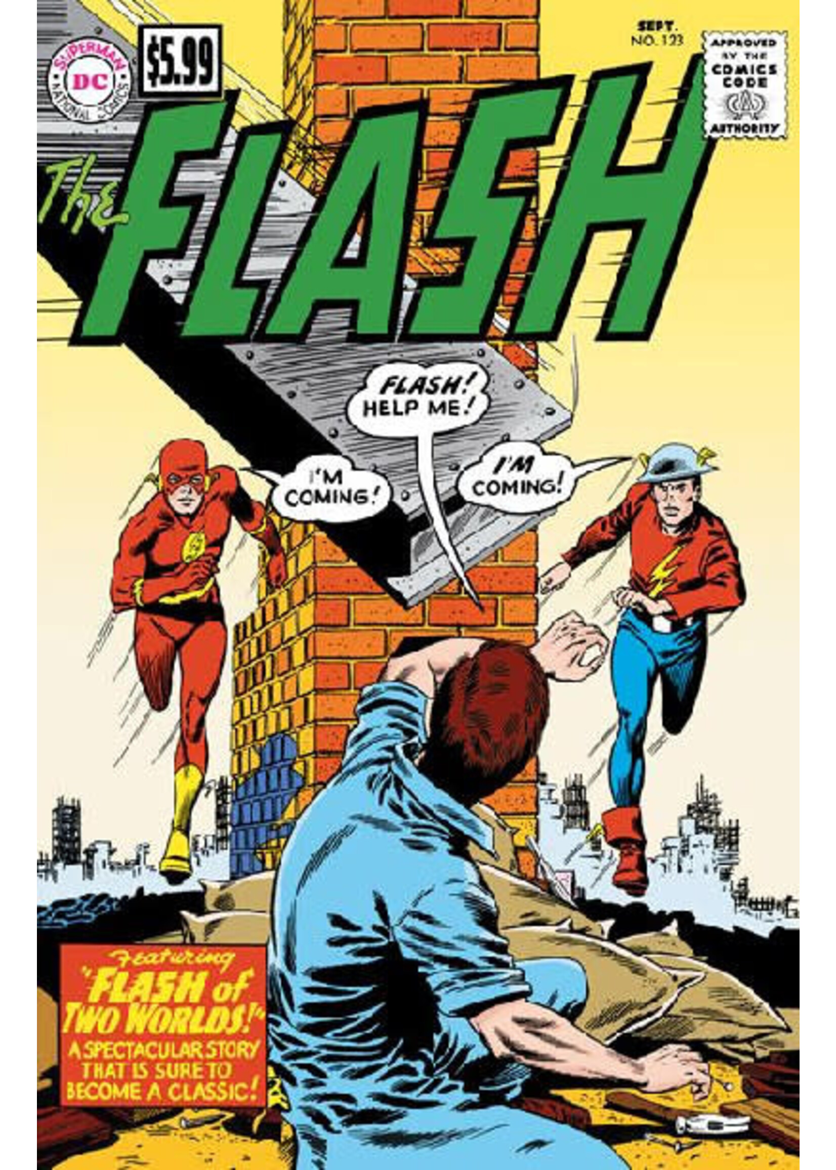 DC COMICS FLASH #123 FACSIMILE ED FOIL