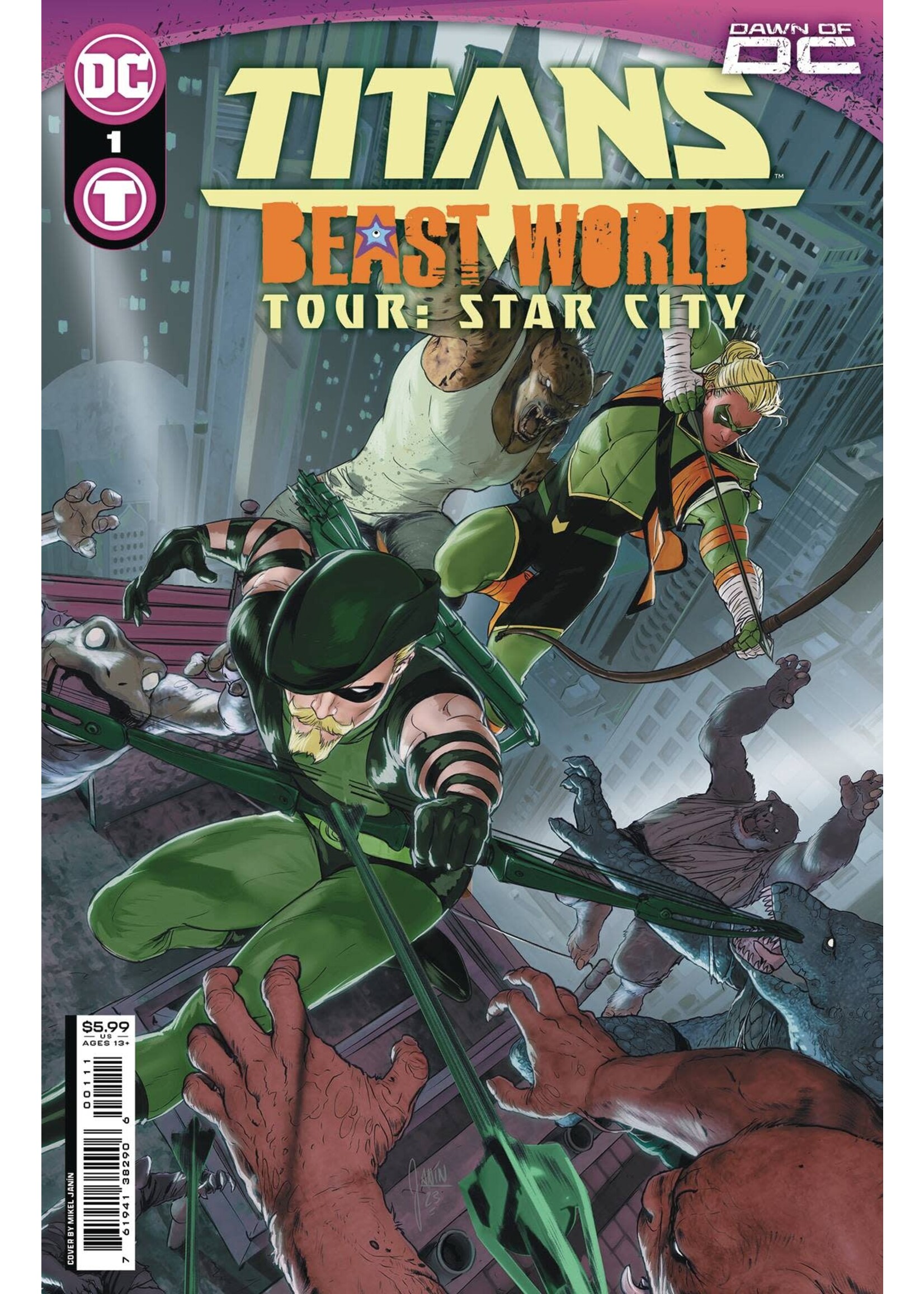 . TITANS BEAST WORLD STAR CITY #1