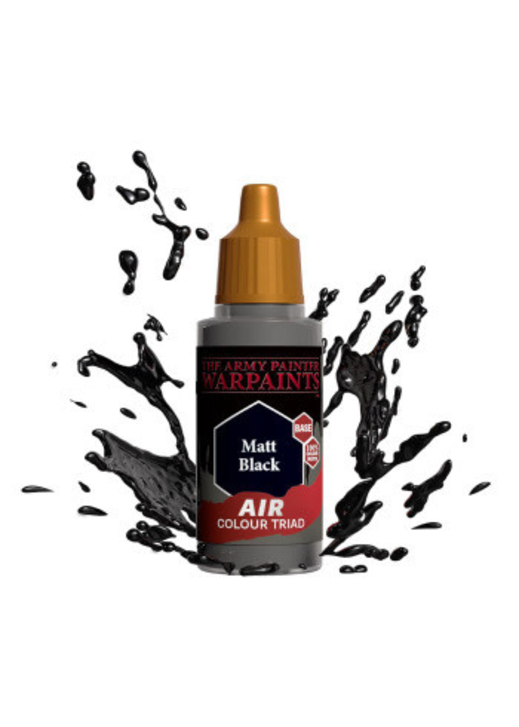 ABRAMS WARPAINTS ACRYLIC AIR MATT BLACK