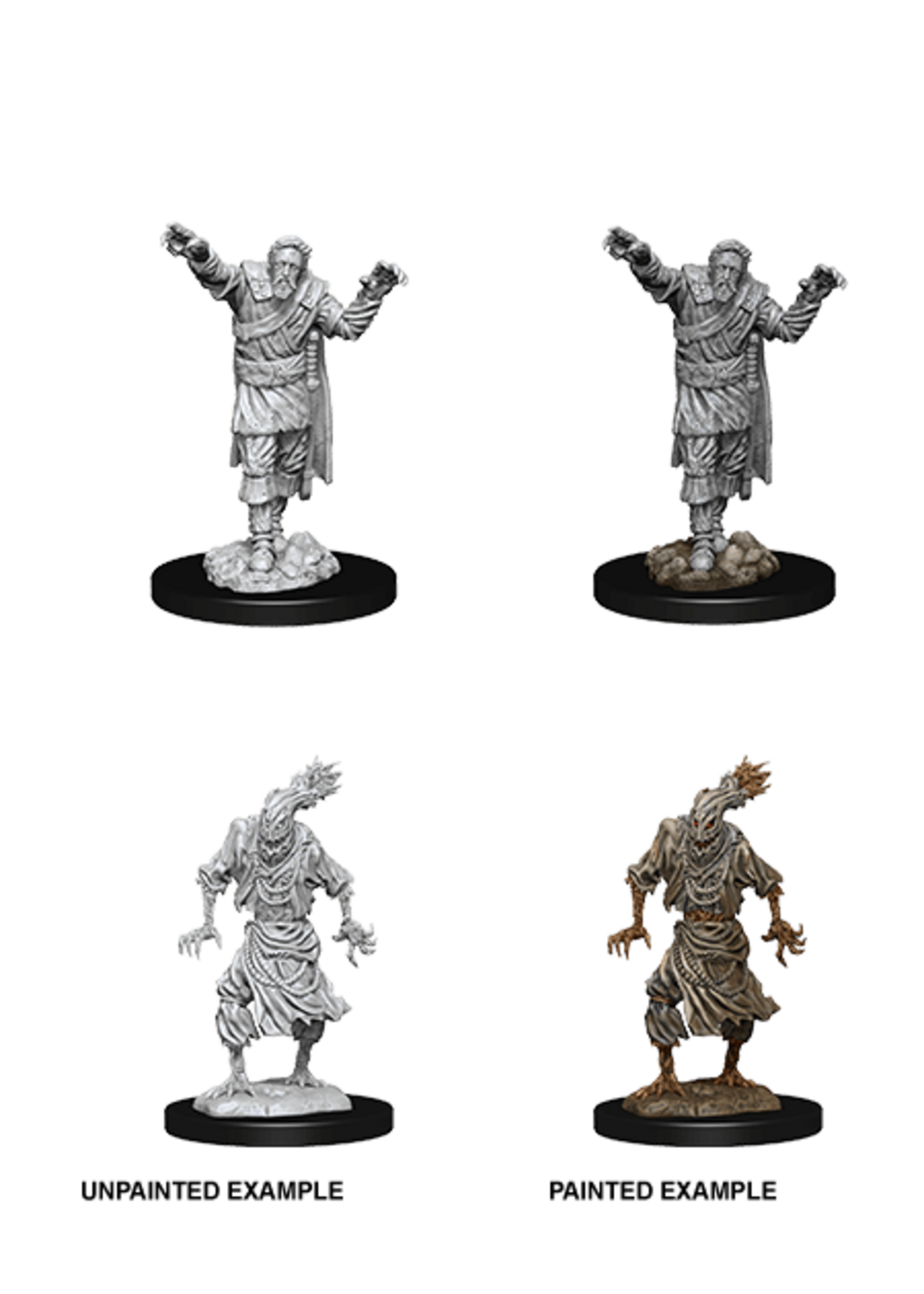 ABRAMS DND UNPAINTED MINIS WV14 SCARECROW/STONE CURSED