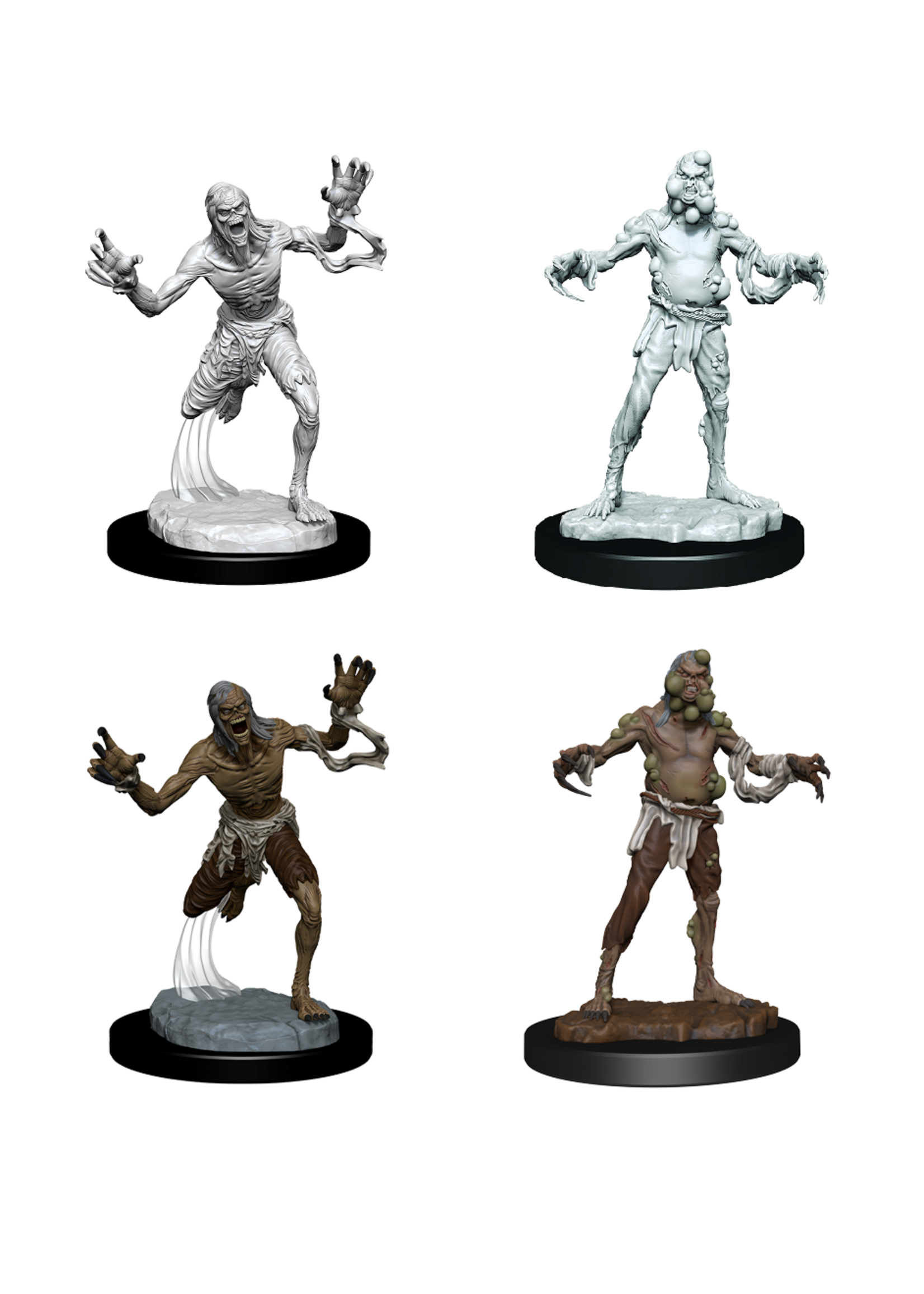 ABRAMS CR UNPAINTED MINI WV1 HUSK ZOMBIES FIG