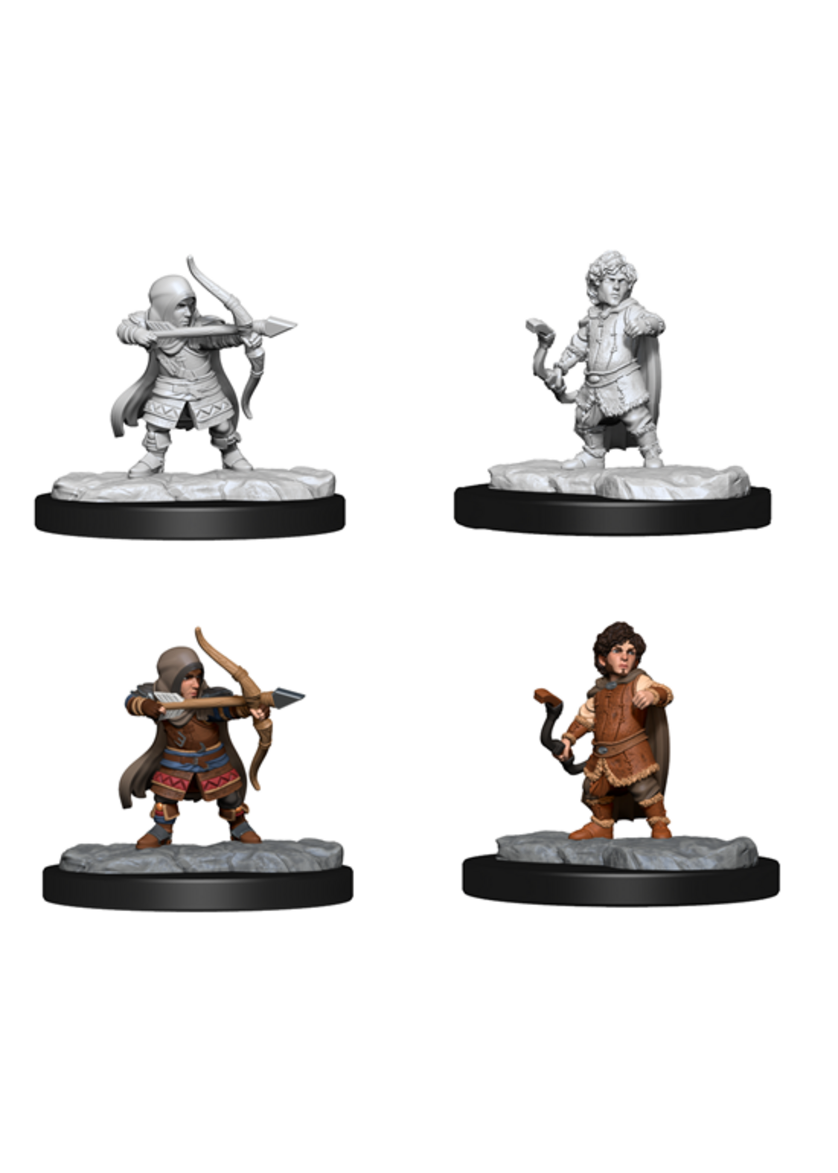 ABRAMS CR UNPAINTED MINI WV1 LOTUSDEN HALFLING RANGER MALE