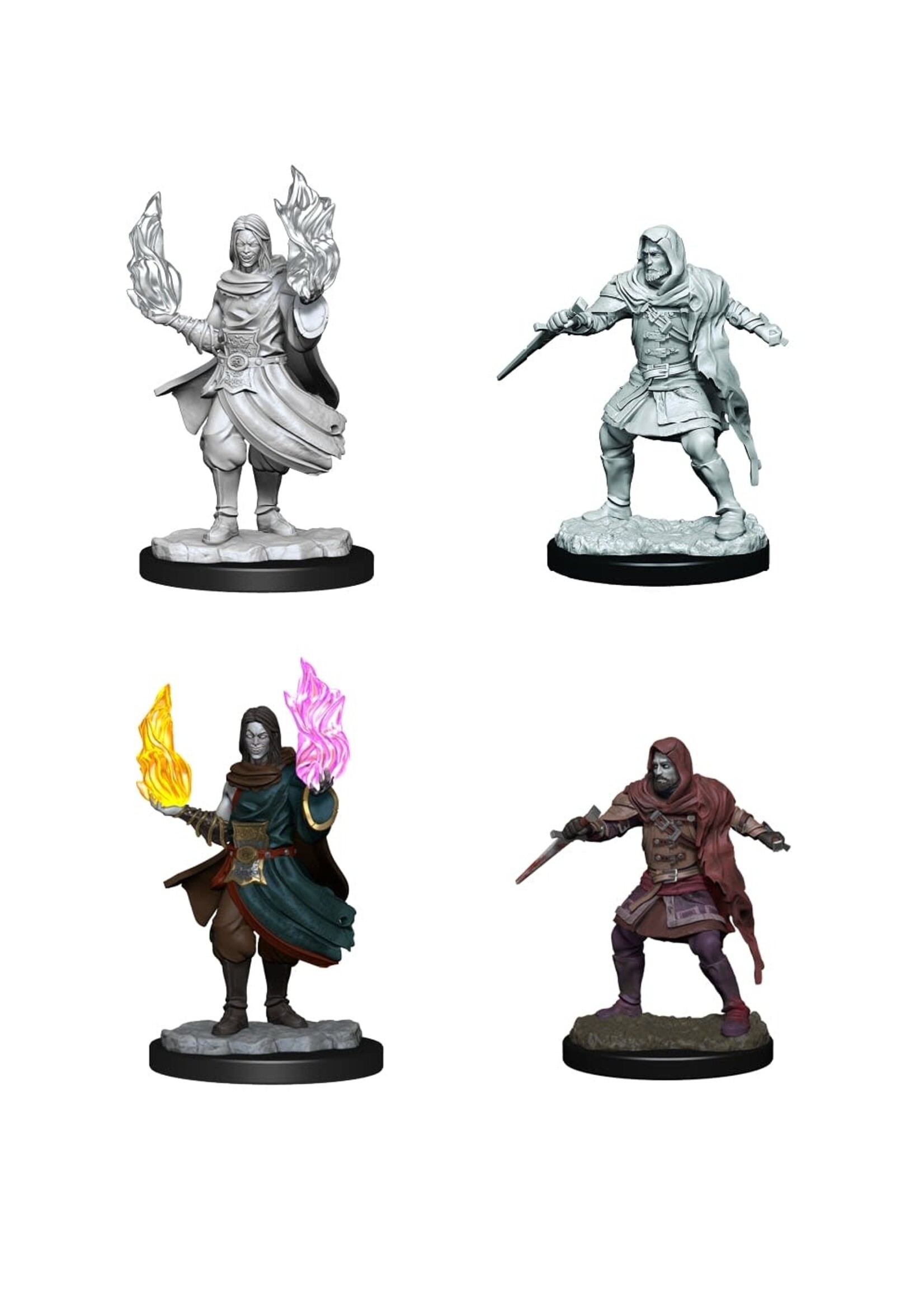 ABRAMS CR UNPAINTED MINI WV1 ROGUE & SORCEROR MALE