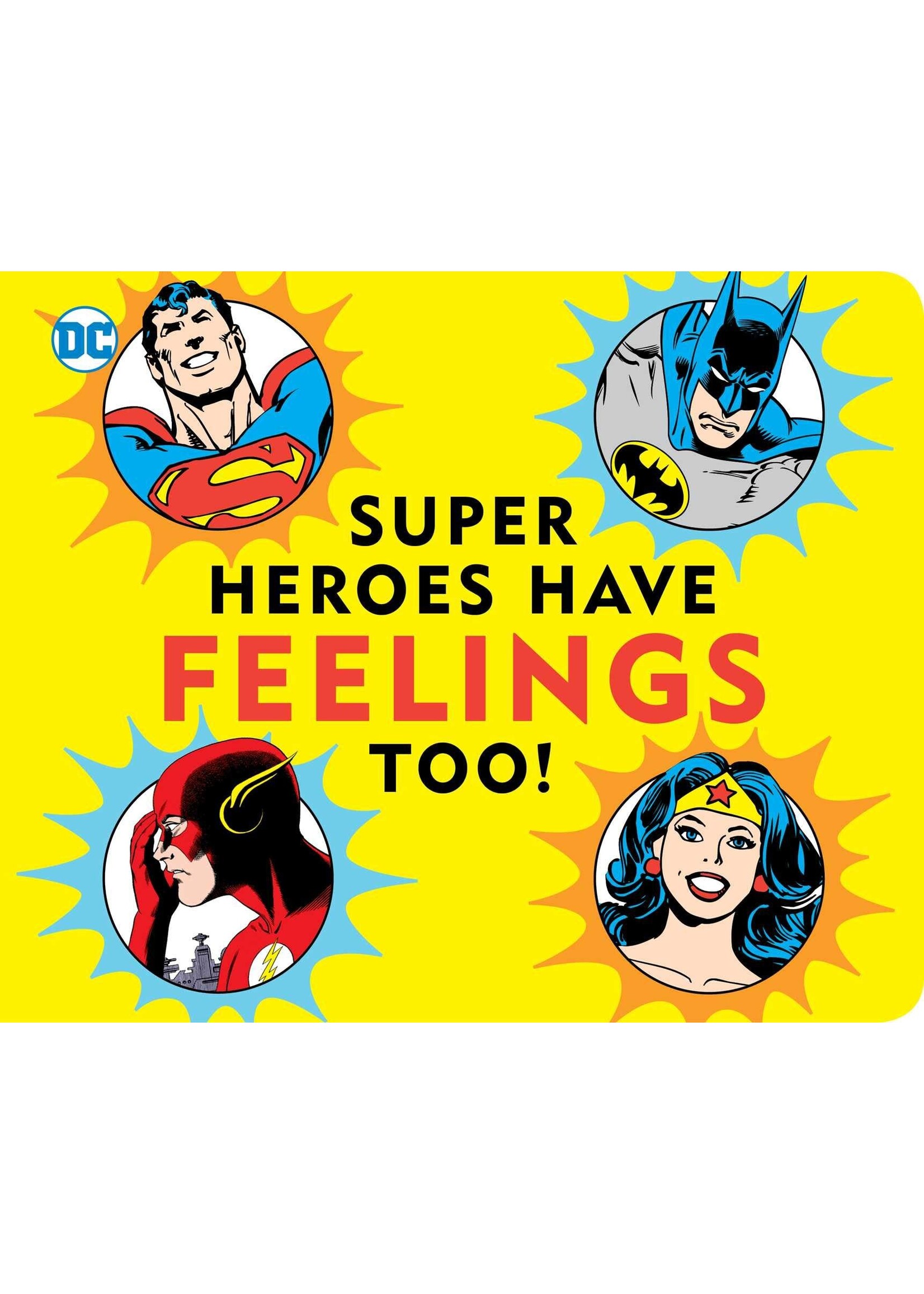 DOWNTOWN BOOKWORKS DC HEROES HAVE FEELINGS TOO BOARD BOOK