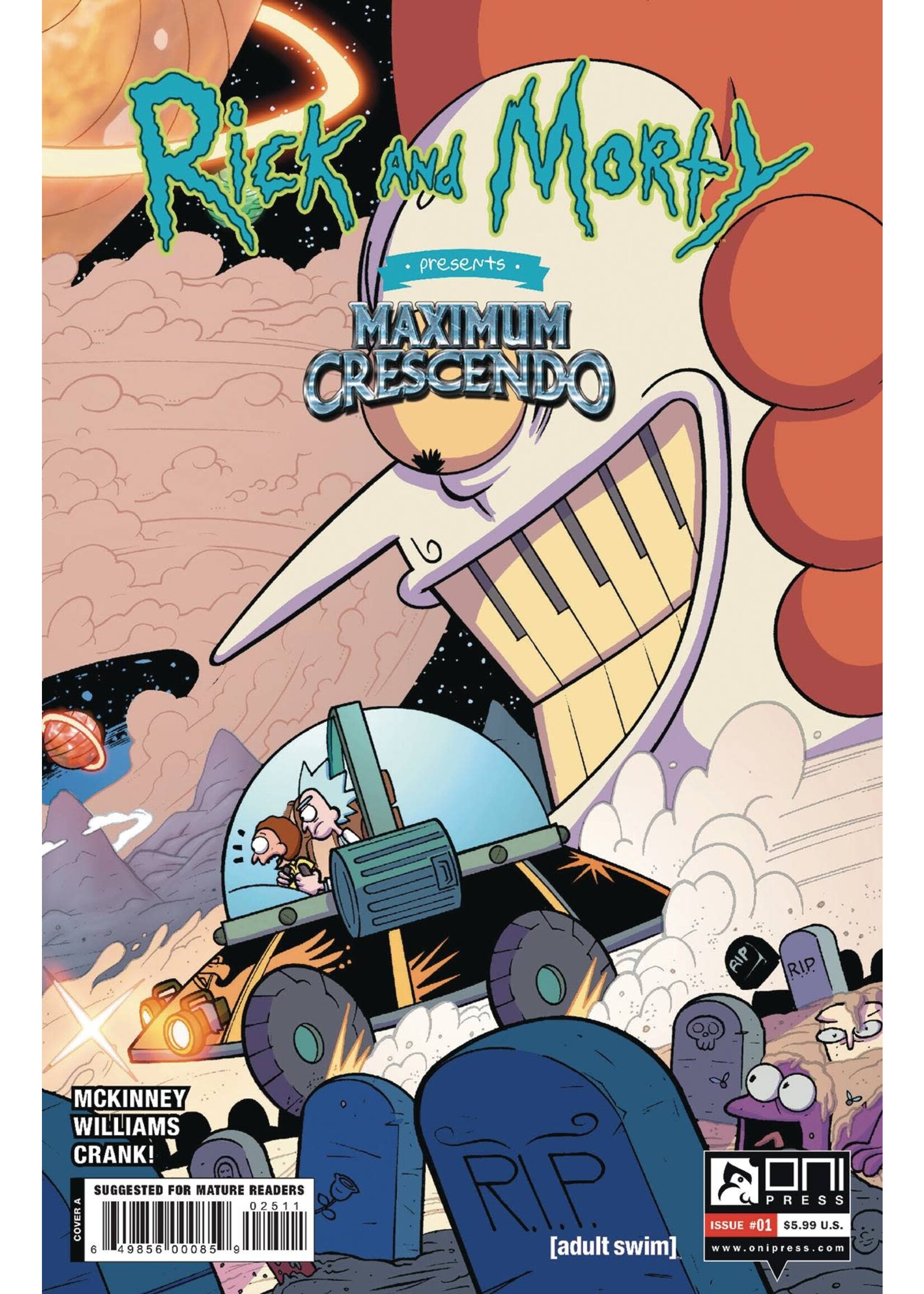 ONI PRESS RICK & MORTY MAXIMUM CRESCENDO #1 CVR A WILLIAMS (MR)
